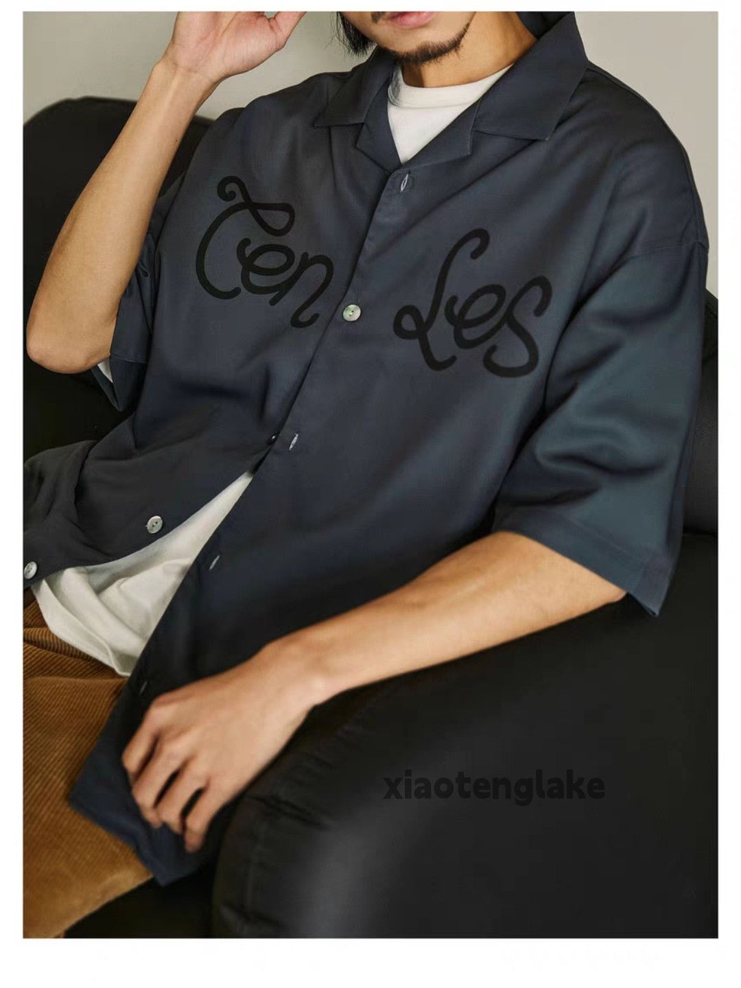 Designer Utility punk grunge outdoor sports work cuban biker shirt Size US M / EU 48-50 / 2 - 6 Thumbnail
