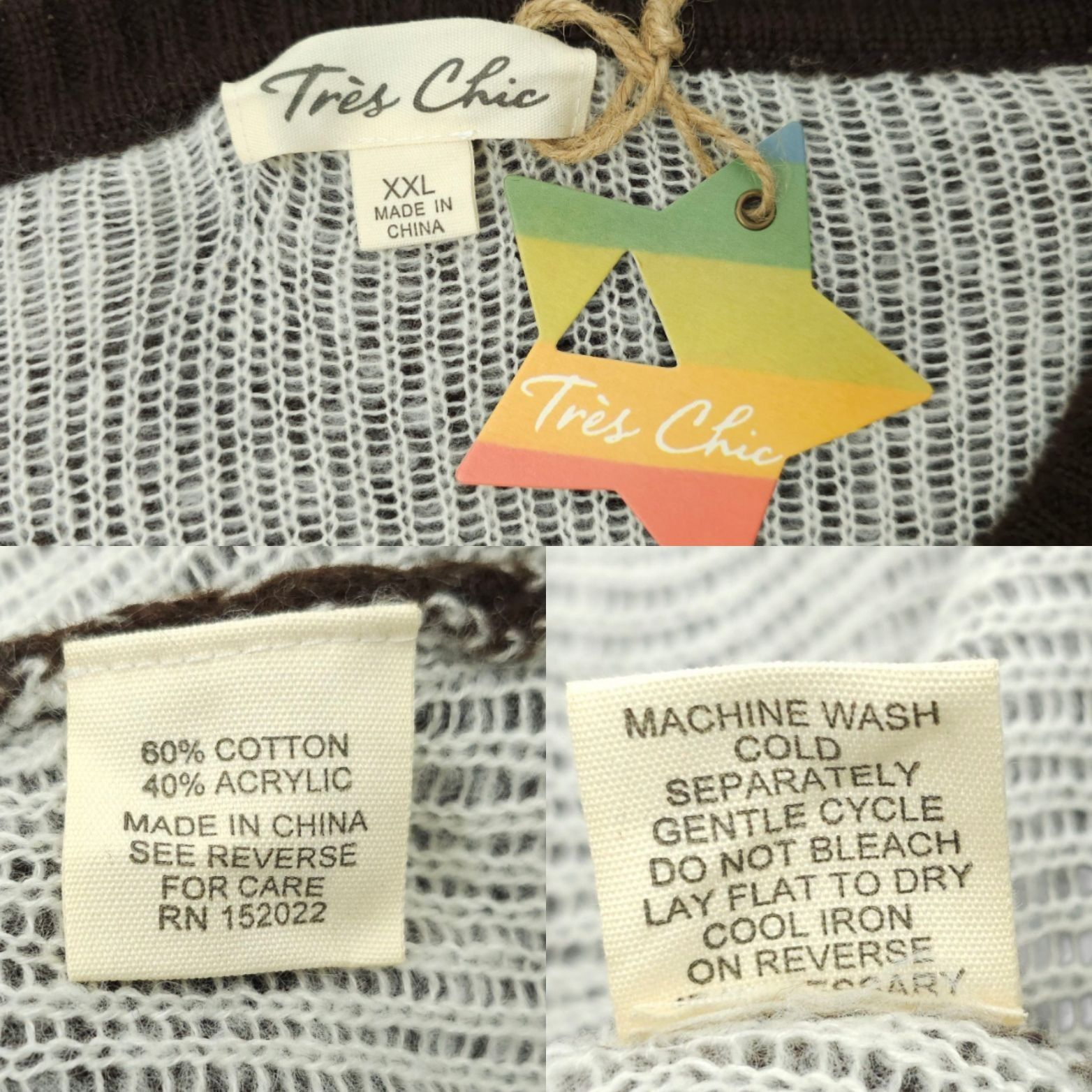 Other Tres Chic Pullover Knit Sweater Women XXL Pockets Nordic Size XXL / US 16-18 / IT 52-54 - 8 Thumbnail