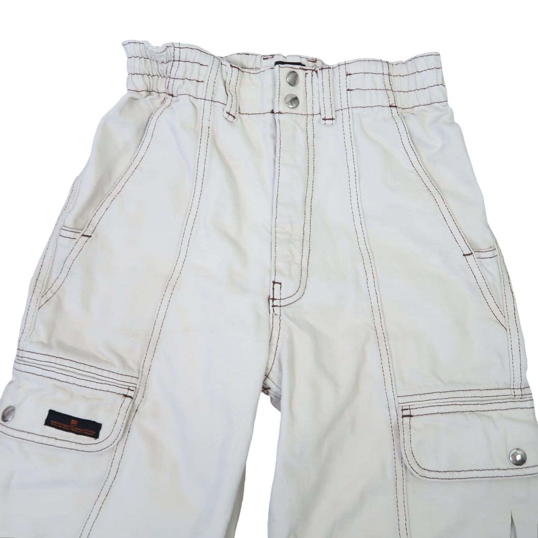 Bdg VINTAGE?BDG Urban Outfitters Relaxed Skate Jean Cargo Cream 26 Size 26" / US 2 / IT 38 - 2 Thumbnail