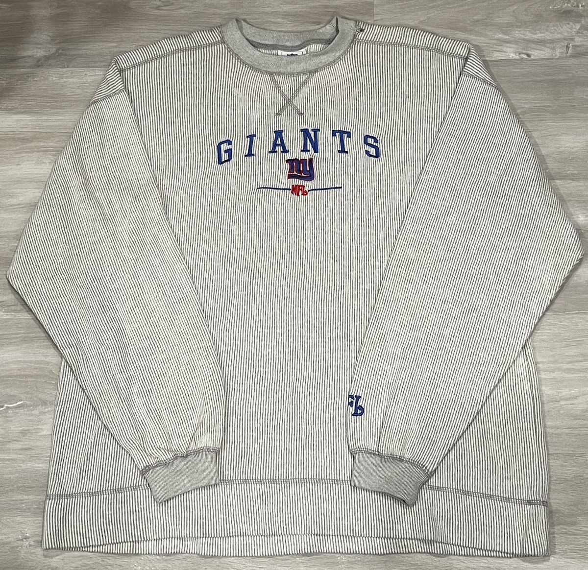 NFL × Vintage NFL Vintage Giants Grey Sweater Size US XXL / EU 58 / 5 - 1 Thumbnail