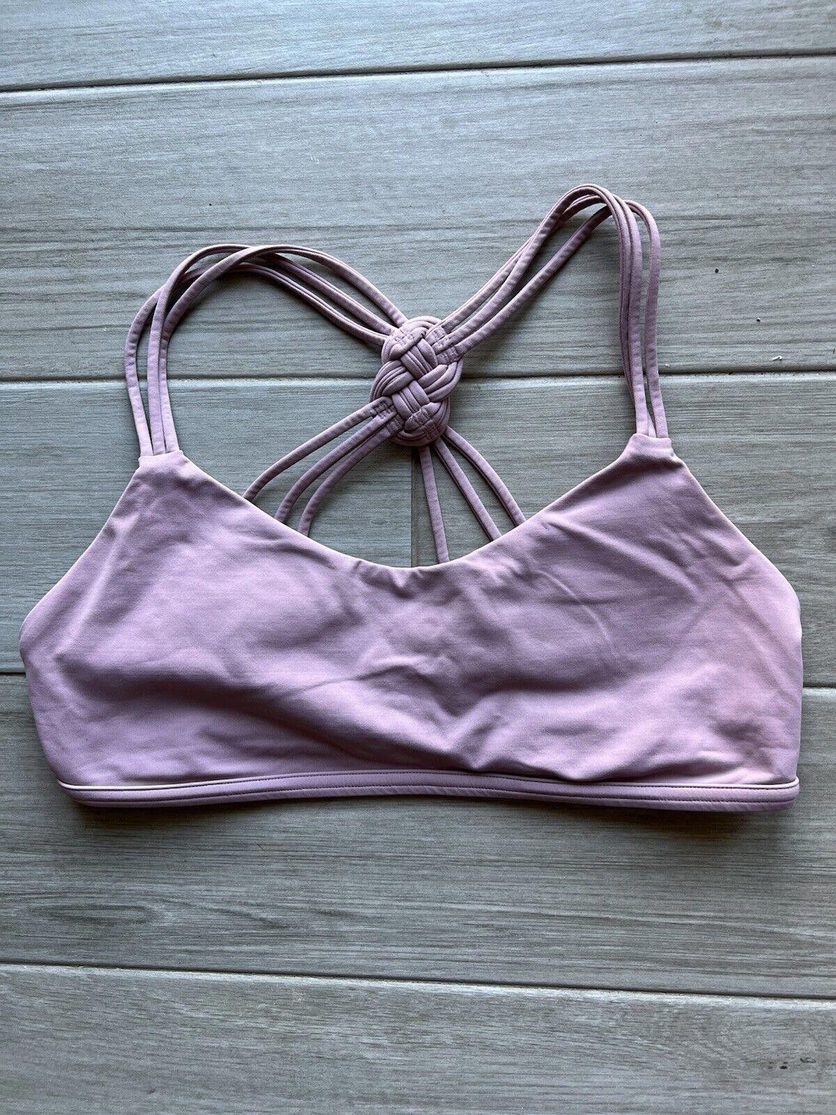 Designer Lululemon Love Knot Bra Rose Blush Sz10 Size ONE SIZE - 2 Thumbnail