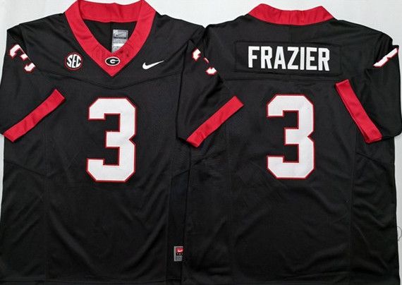 Other Men's Georgia Bulldogs 3 Nate Frazier Black Jersey Size US M / EU 48-50 / 2 - 1 Thumbnail