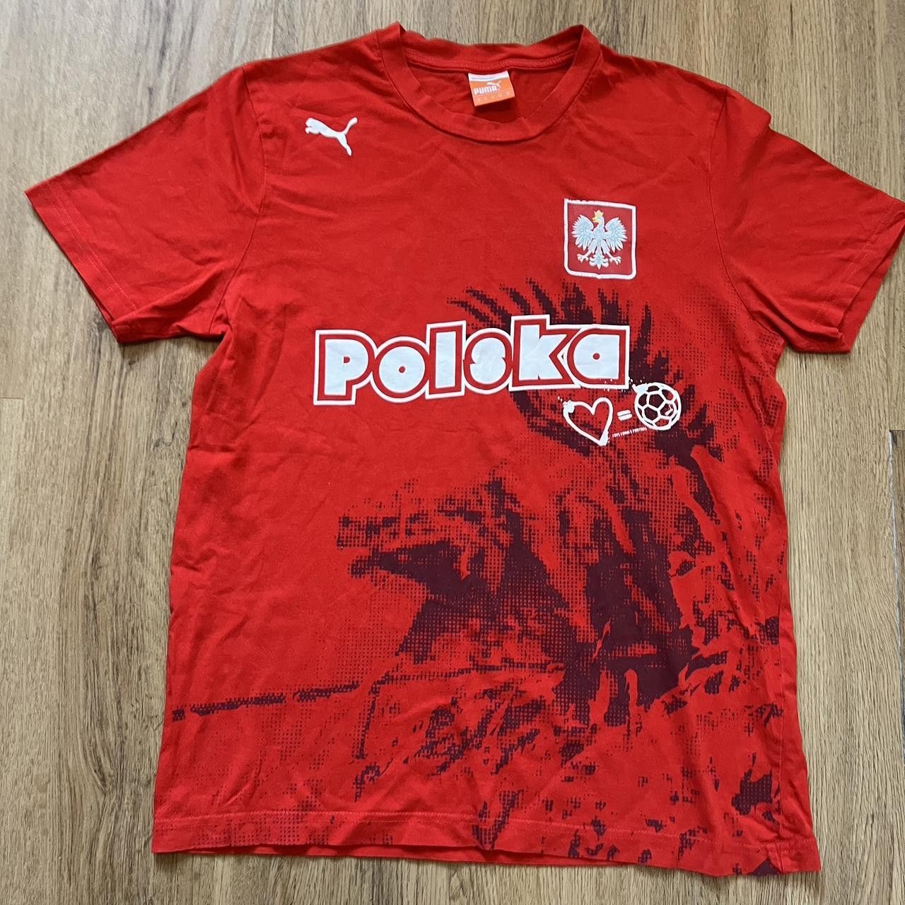 Puma 2006-08 Puma red and white Poland football shirt Size US M / EU 48-50 / 2 - 1 Thumbnail
