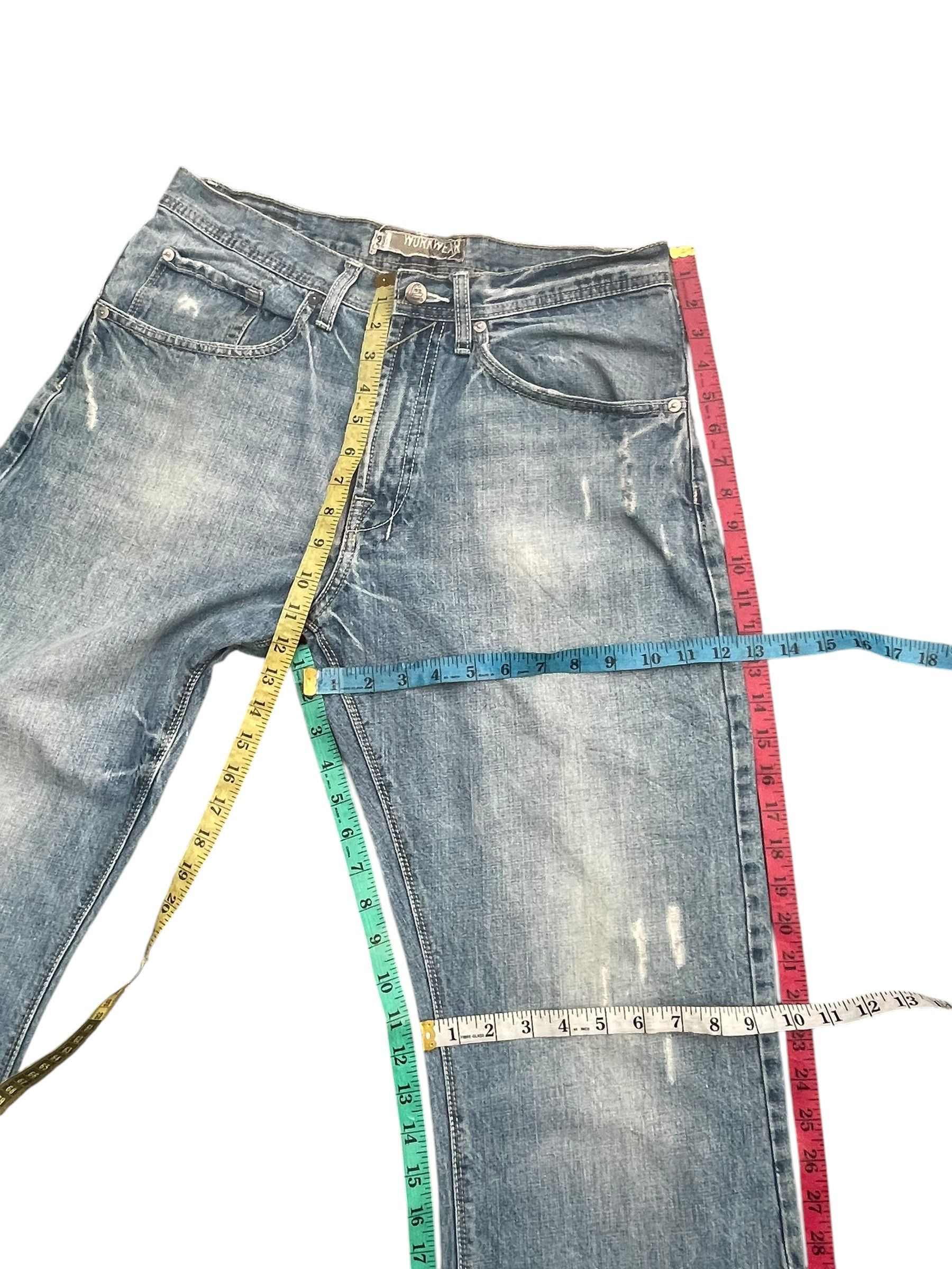 Lee Vintage Lee Dungarees Distresed Denim Size US 33 - 11 Thumbnail