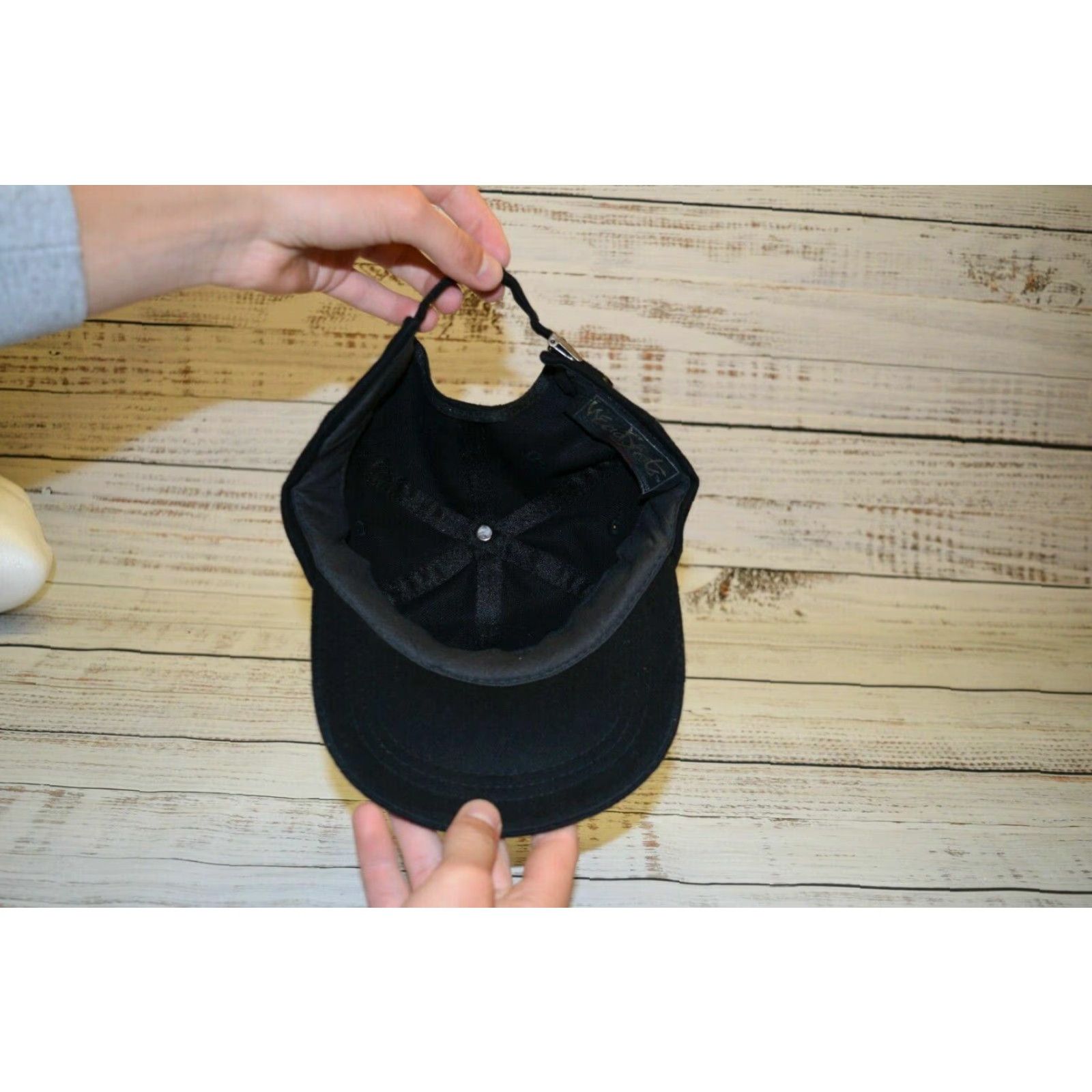 Vintage VINTAGE Headshot by KC Trucker Hat Adjustable Snapback Corduroy Black 80s 90s USA Mens Size ONE SIZE - 7 Thumbnail