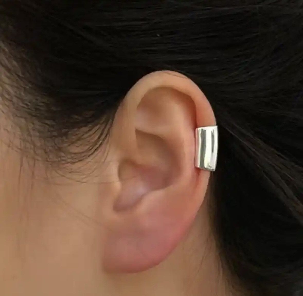 Jewelry Long Tube Clip Earrings Size ONE SIZE - 1 Thumbnail