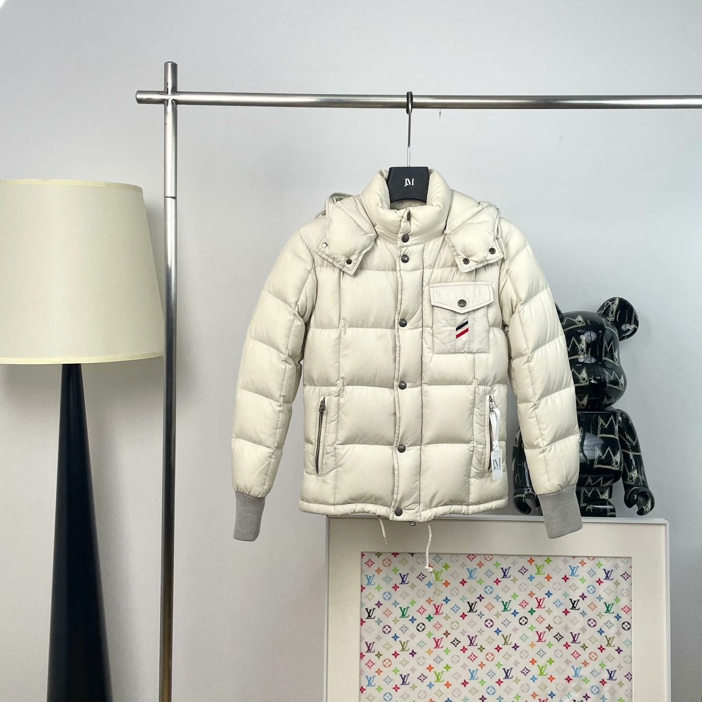 Moncler Moncler Down Beige Down Jacket us_0 Women Size XS / US 0-2 / IT 36-38 - 1 Thumbnail