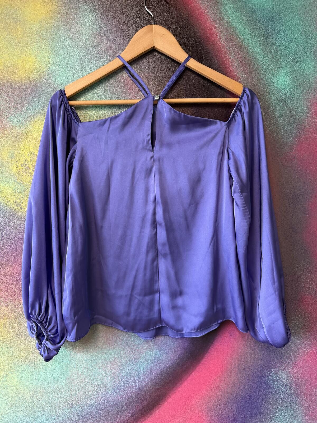 Other Lipsy London purple satin blouse in size 8 Size S / US 4 / IT 40 - 4 Thumbnail