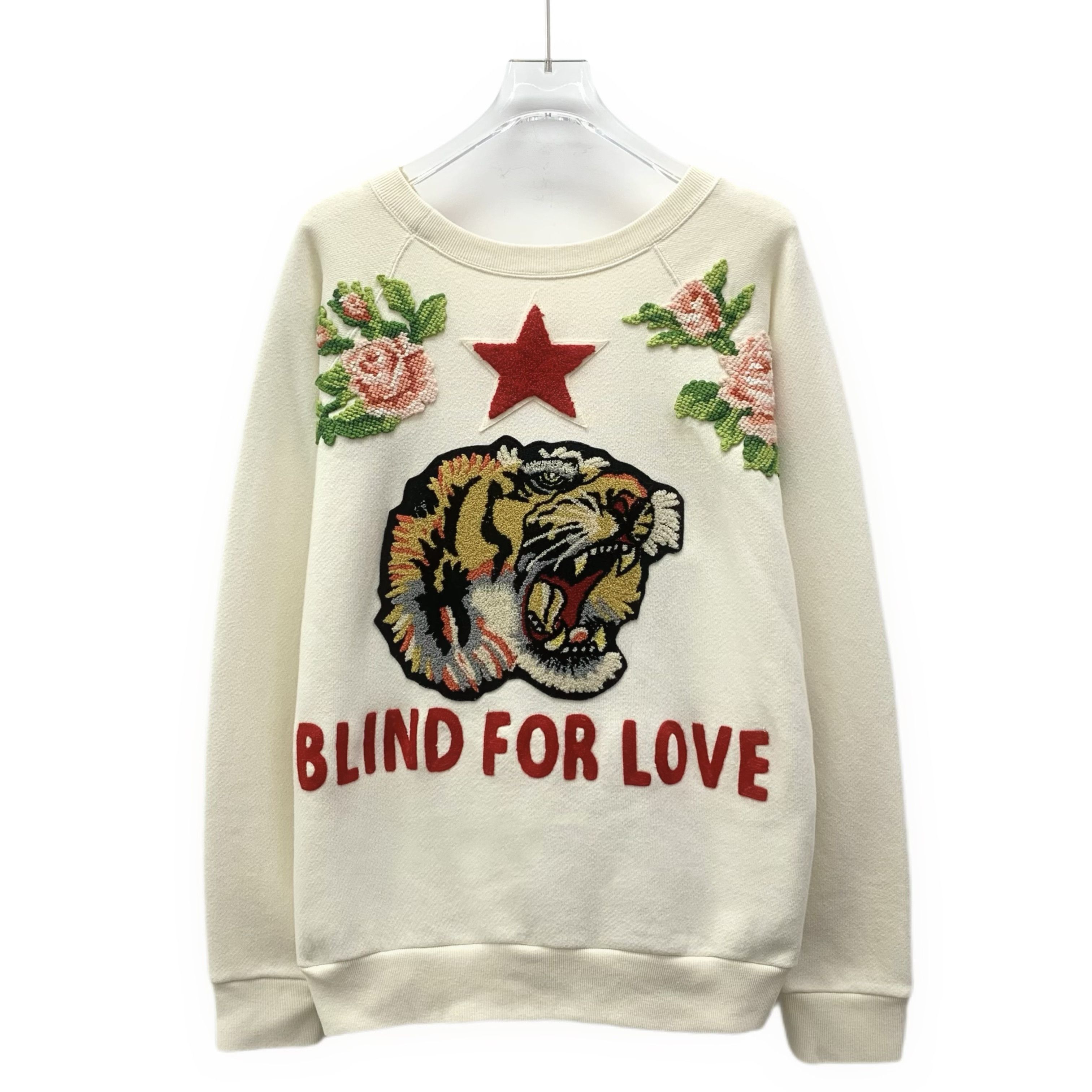 Gucci Gucci Tiger Floral Sweatshirt Beige (XS) Size XS / US 0-2 / IT 36-38 - 1 Thumbnail