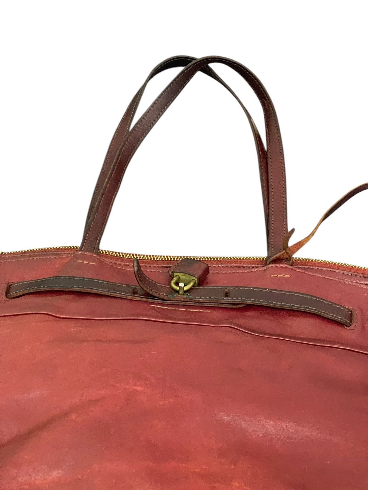 Genuine Leather Full Leather Genten Japan Tote Shoulder Bag 1🟩3 Size ONE SIZE - 11 Thumbnail