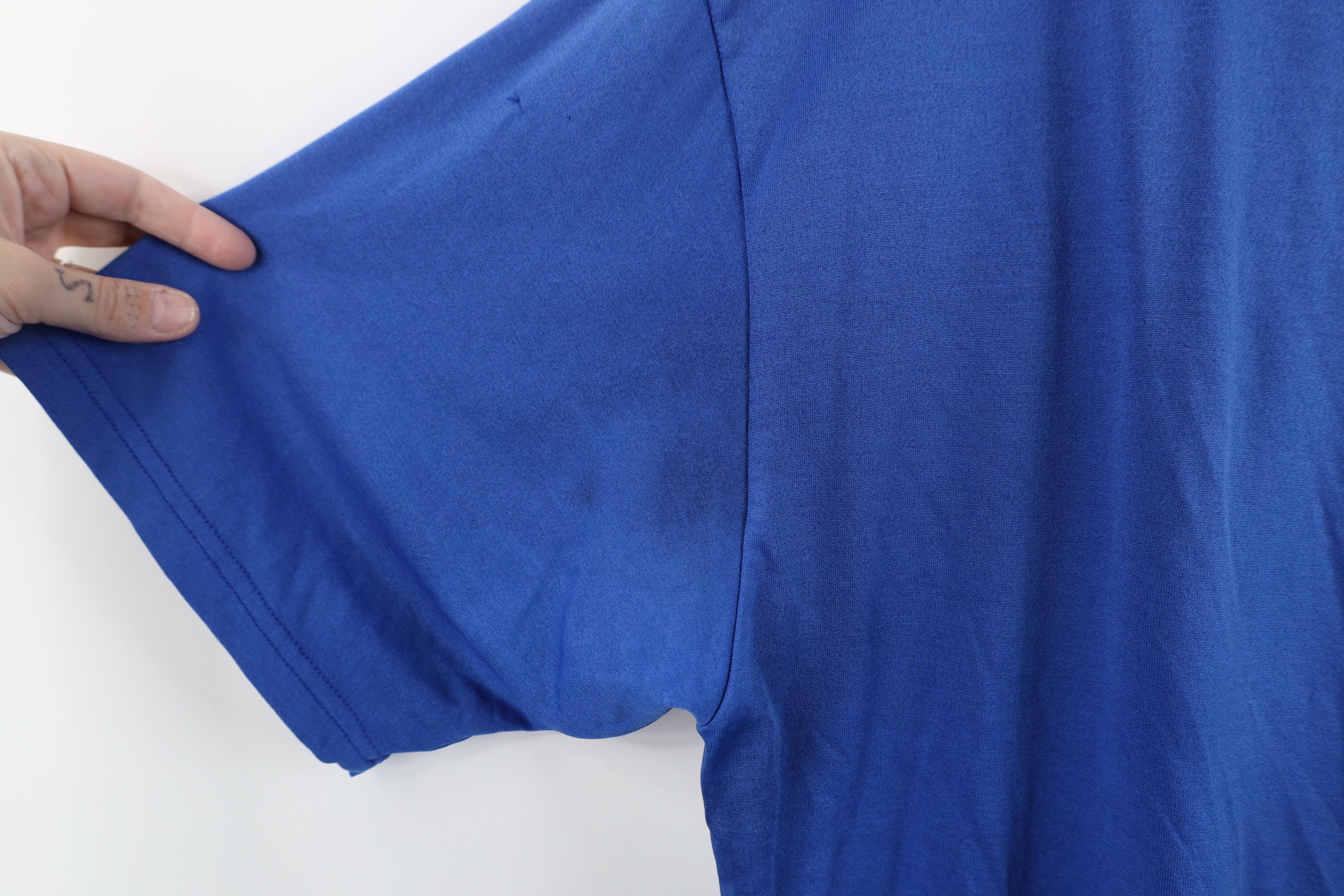 Nike Vintage Y2K Nike Scott Mini Swoosh Short Sleeve T-Shirt Blue Size US L / EU 52-54 / 3 - 7 Thumbnail