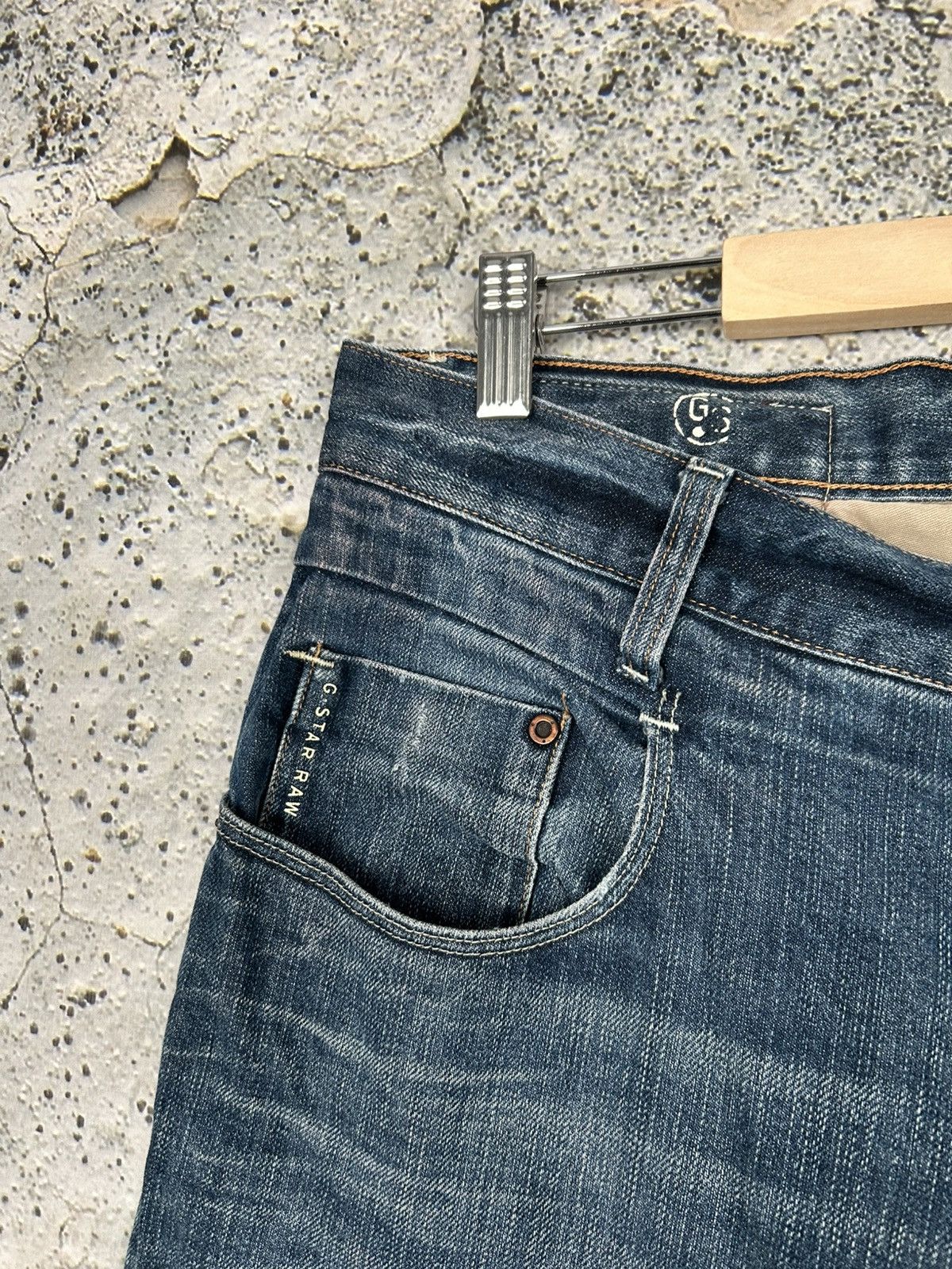 G-Star Vintage G-Star Raw GS01 Blue Denim Pants Baggy Streetwear Size US 33 - 5 Thumbnail