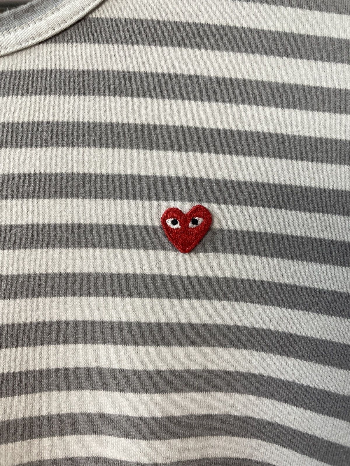 Comme des Garcons Vintage 00s Play Comme des Darcons Long sleeve Striped Tee Size S / US 4 / IT 40 - 6 Thumbnail