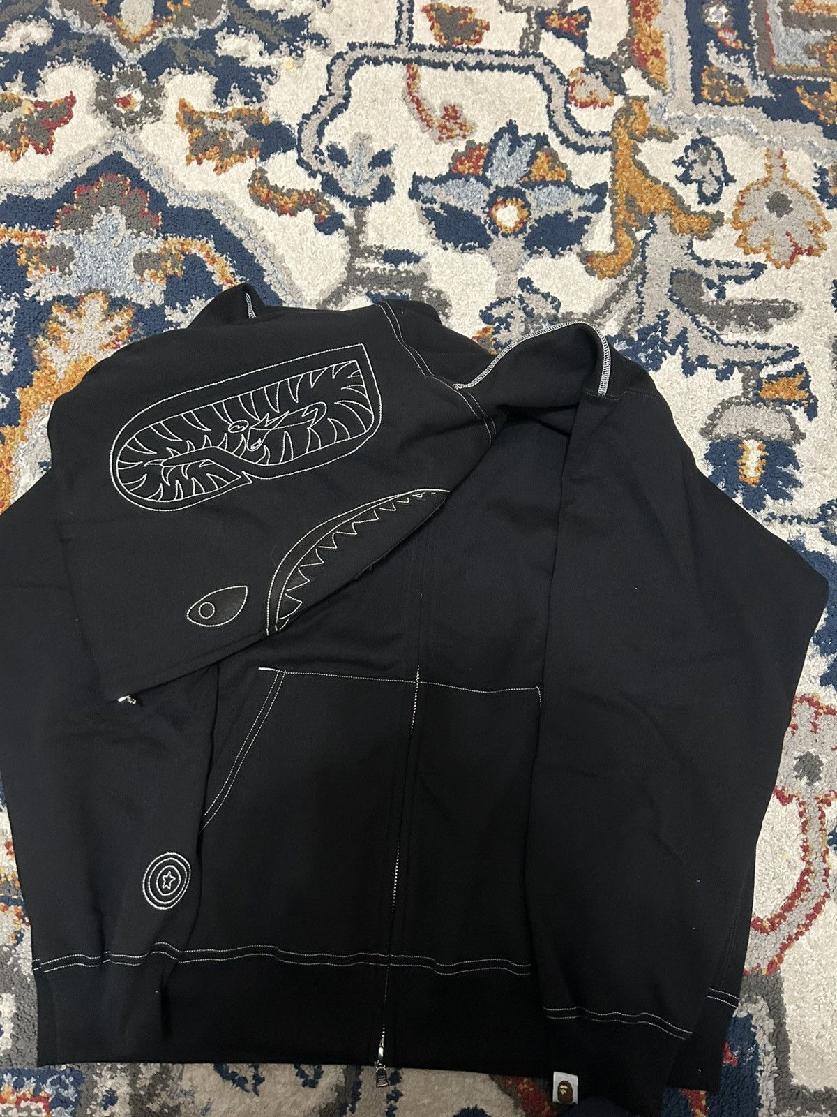 Bape BAPE Exclusive GOAT Contrast Stitching Hoodie Size US L / EU 52-54 / 3 - 18 Thumbnail