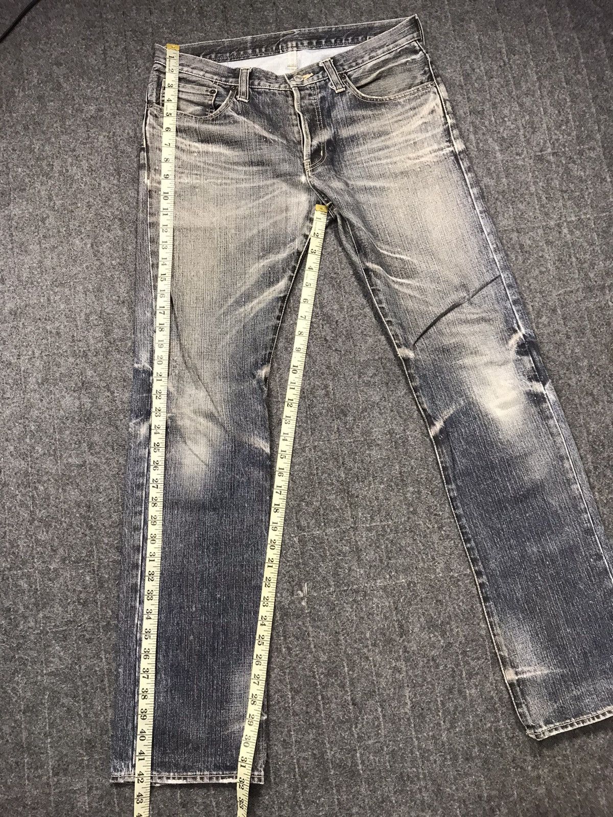 Japanese Brand TK Takeo Kikuchi Black Denim Slim Fit Buttonfly Size US 32 / EU 48 - 12 Thumbnail