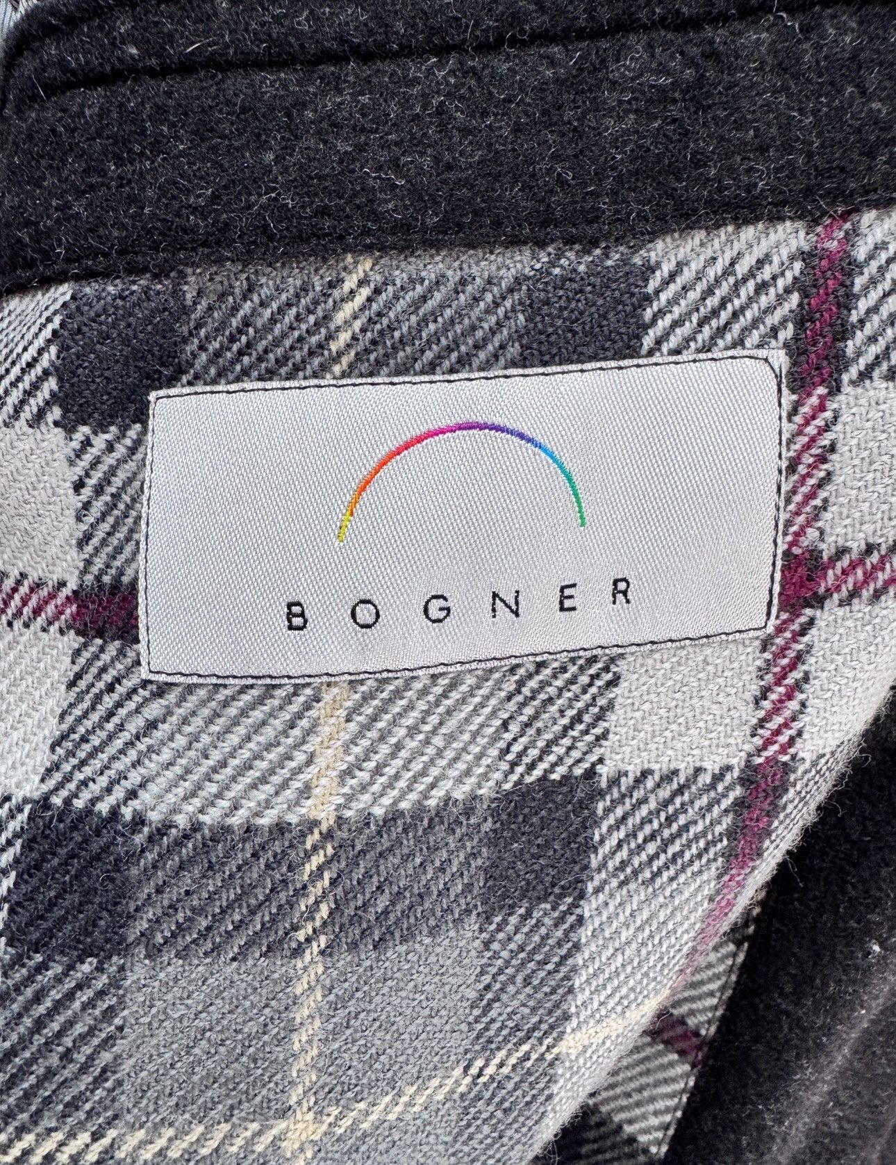 Bogner Bogner Wool Jacket with Lambskin Details Size US L / EU 52-54 / 3 - 12 Thumbnail
