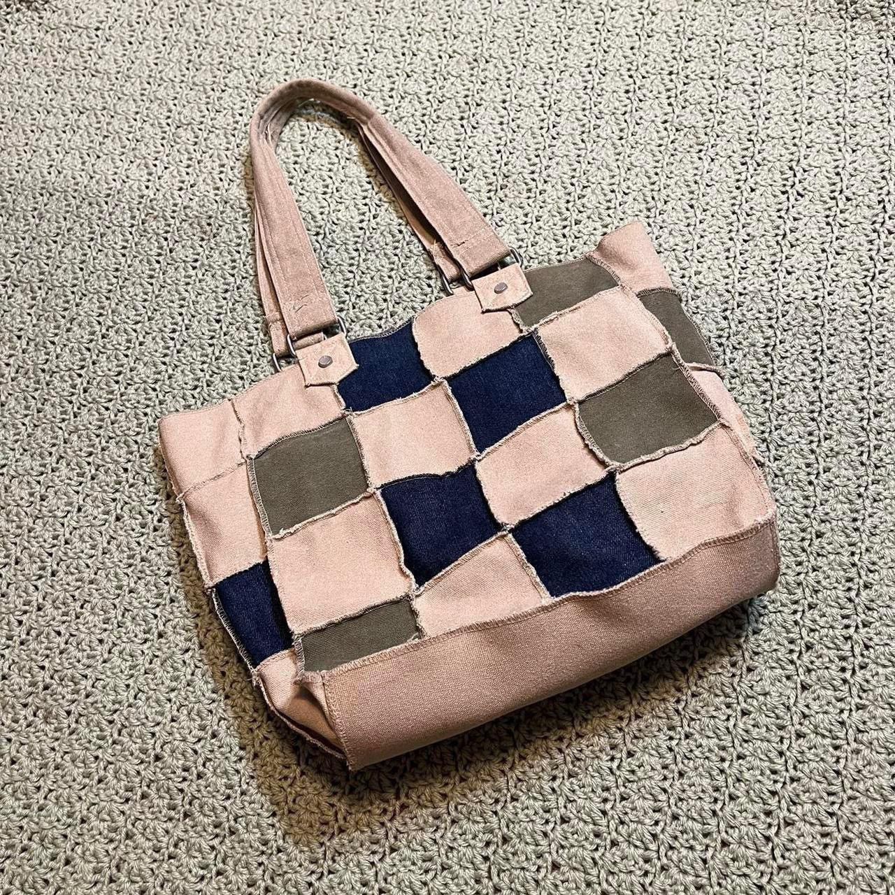 Vintage Rare Levi’s Patchwork denim canvas tote bag