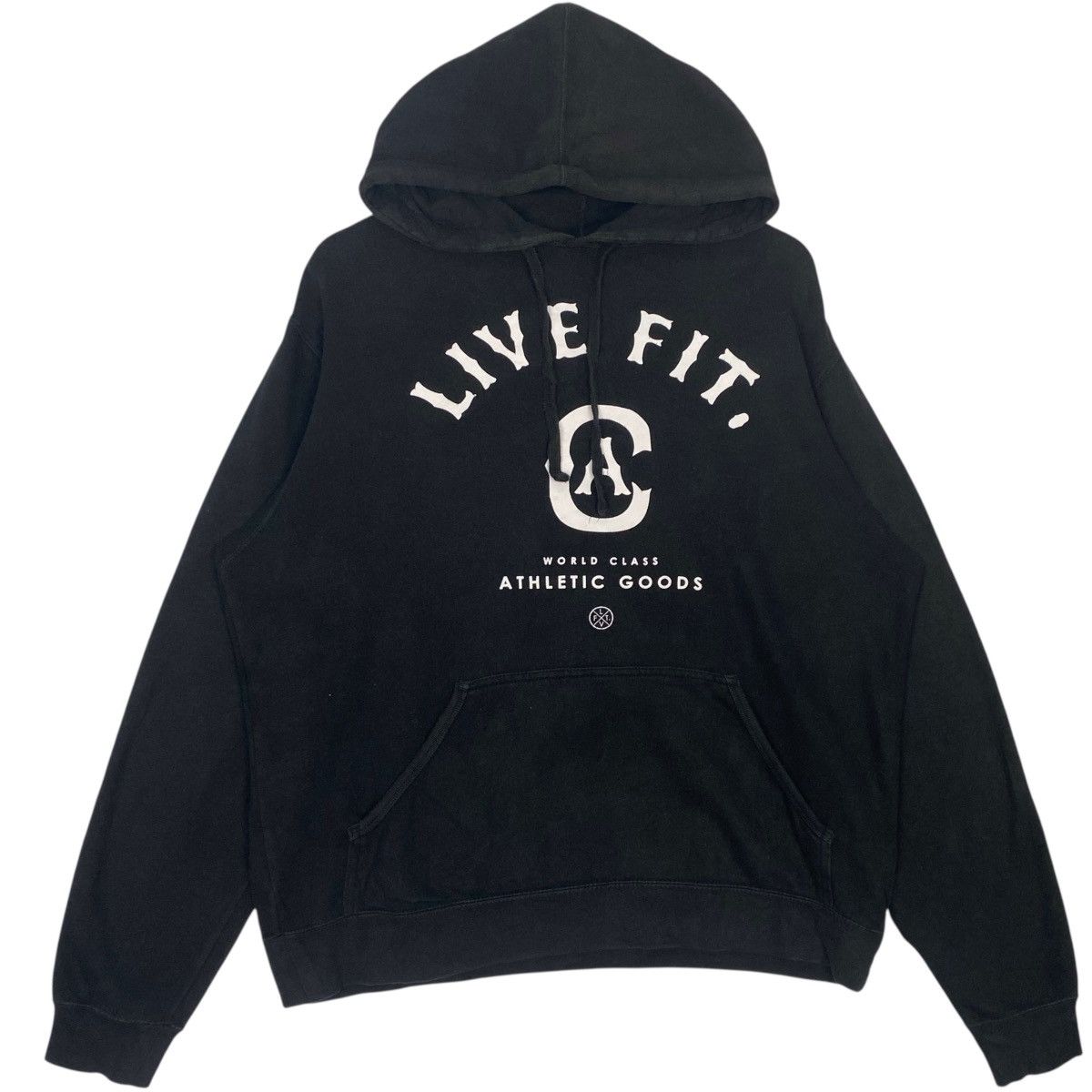 Vintage Vintage Life Fit Hoodie Sweater Black Big Logo Size M Size US M / EU 48-50 / 2 - 1 Thumbnail