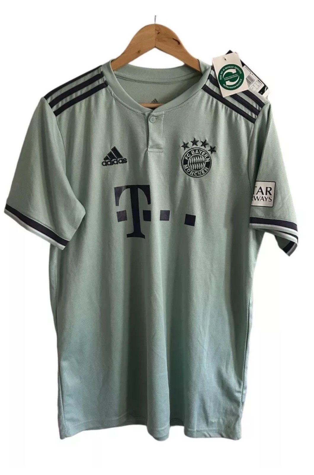 Adidas Bayern Munich Away Jersey 2018 2019 NWT Size US M / EU 48-50 / 2 - 1 Thumbnail