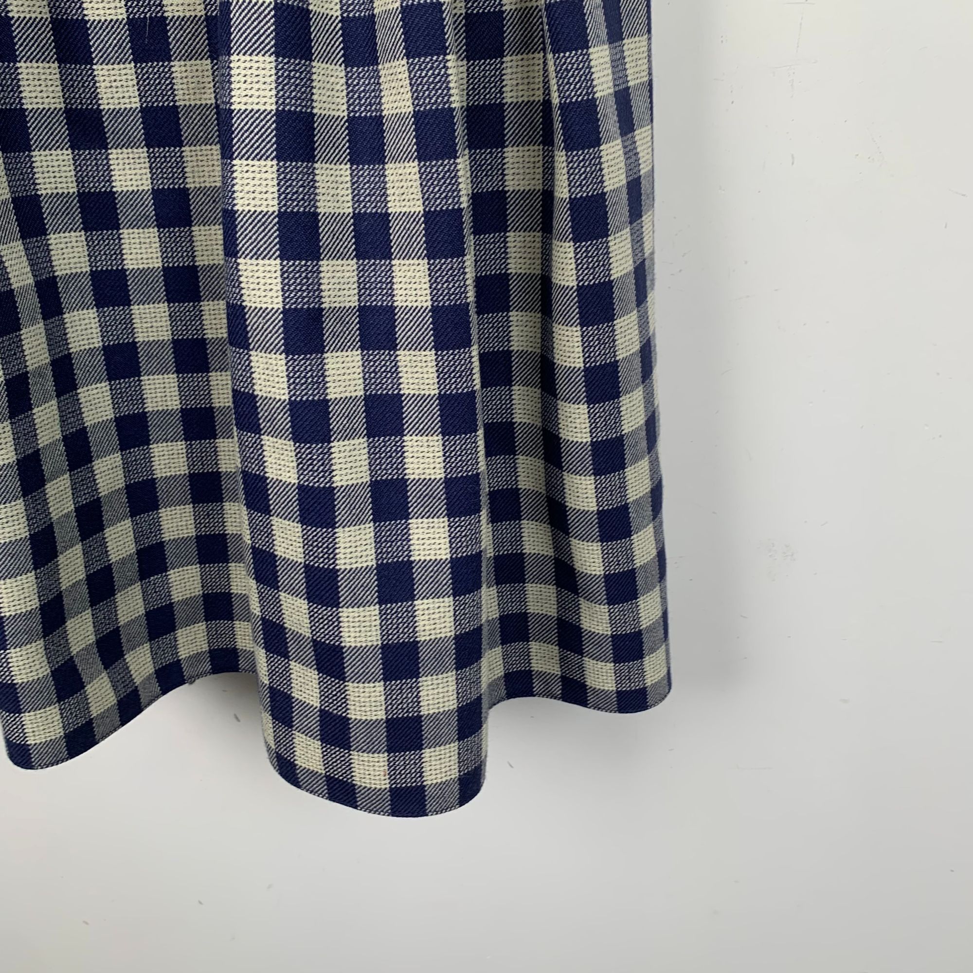 Dior Christian Dior Gingham Checkered Short-Sleeve Dress Size XXS / US 00 / IT 34 - 5 Thumbnail