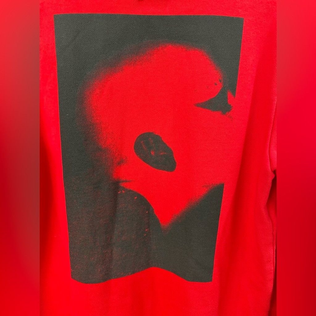 Raf Simons Raf Simons Red Graphic Transform Crew Neck Sweat Shirt - S Size US S / EU 44-46 / 1 - 7 Thumbnail