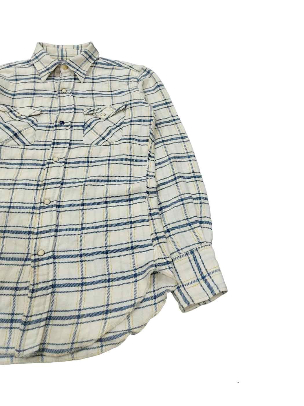 45rpm × Japanese Brand Rare! Vintage R by 45rpm Western Plaid Heavy Flannel Size M / US 6-8 / IT 42-44 - 3 Thumbnail