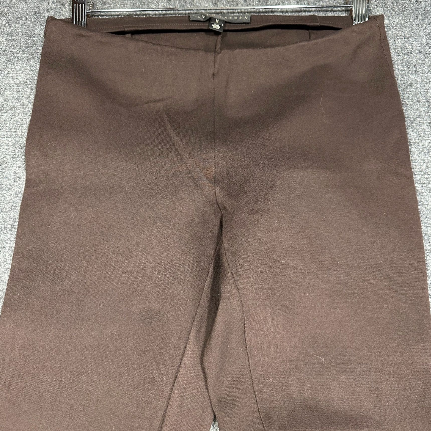Ralph Lauren Ralph Lauren Black Label Pants Womens Medium Brown Pull On Ankle Stretch Tapered Inseam 26.5in Size 32" / US 10 / IT 46 - 3 Thumbnail