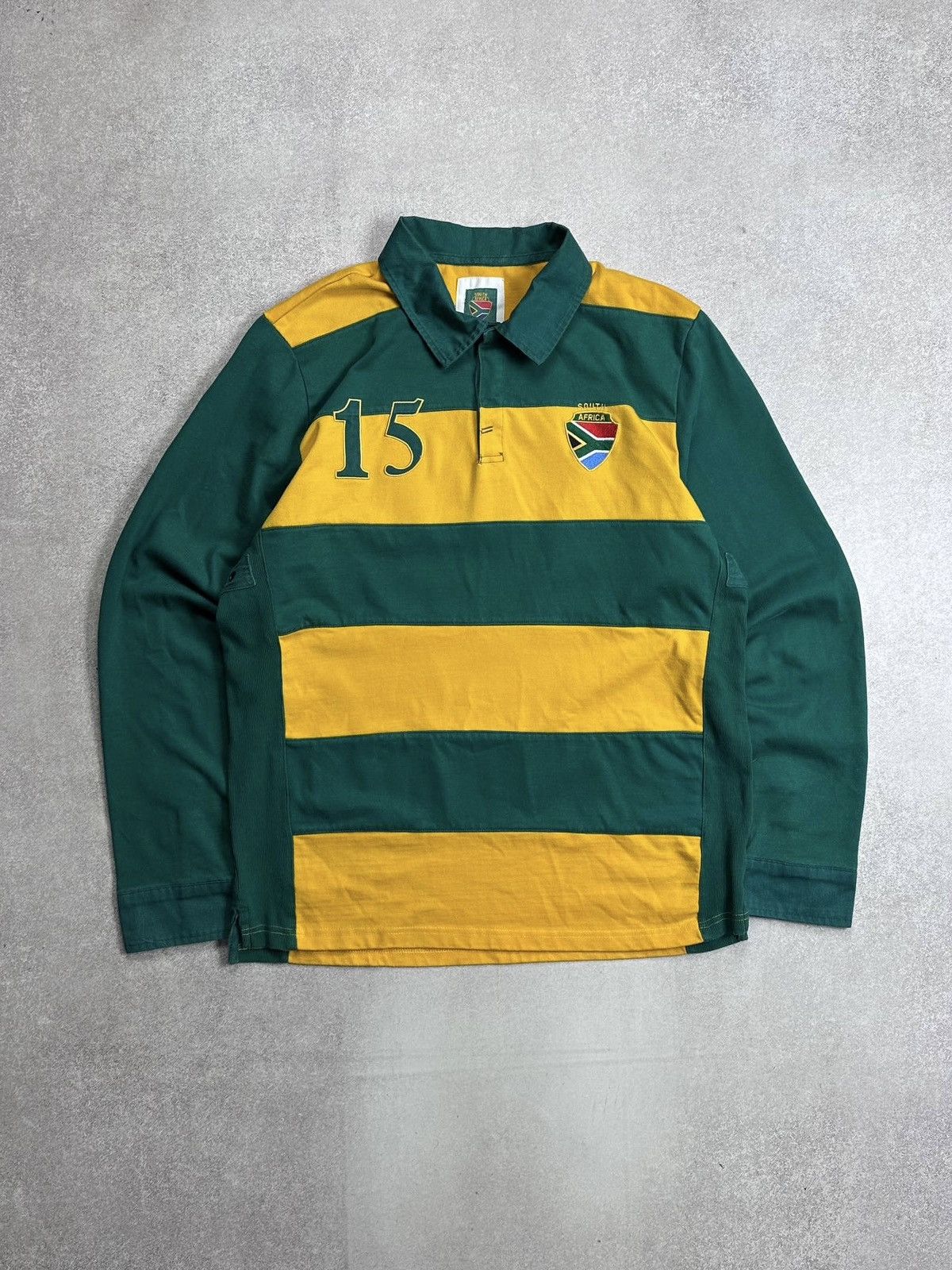 Vintage Vintage South Africa Boxy Rugby Shirt Y2K Rare XL Size US XL / EU 56 / 4 - 1 Thumbnail