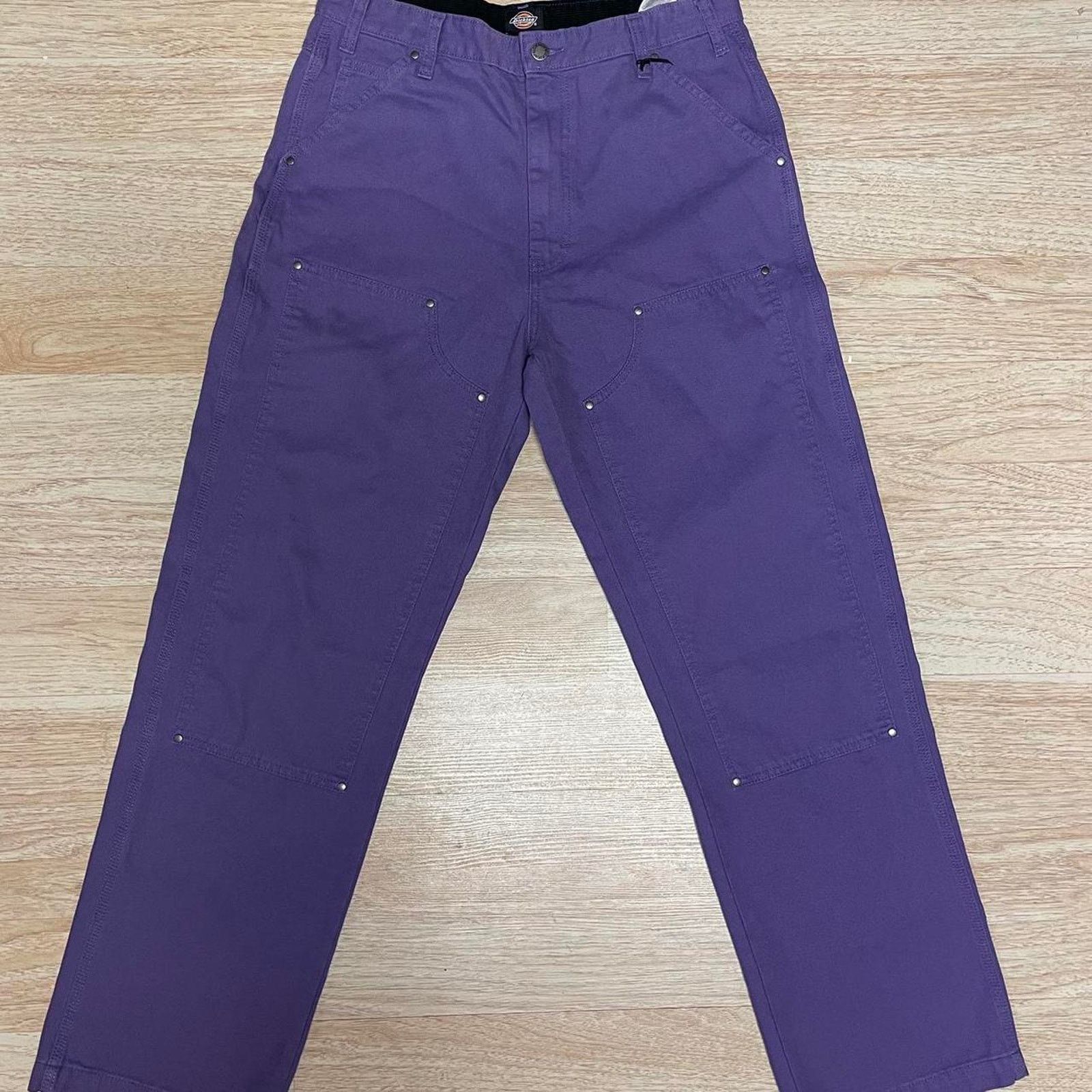 Dickies Dickies purple double knee canvas Size US 33 - 2 Thumbnail