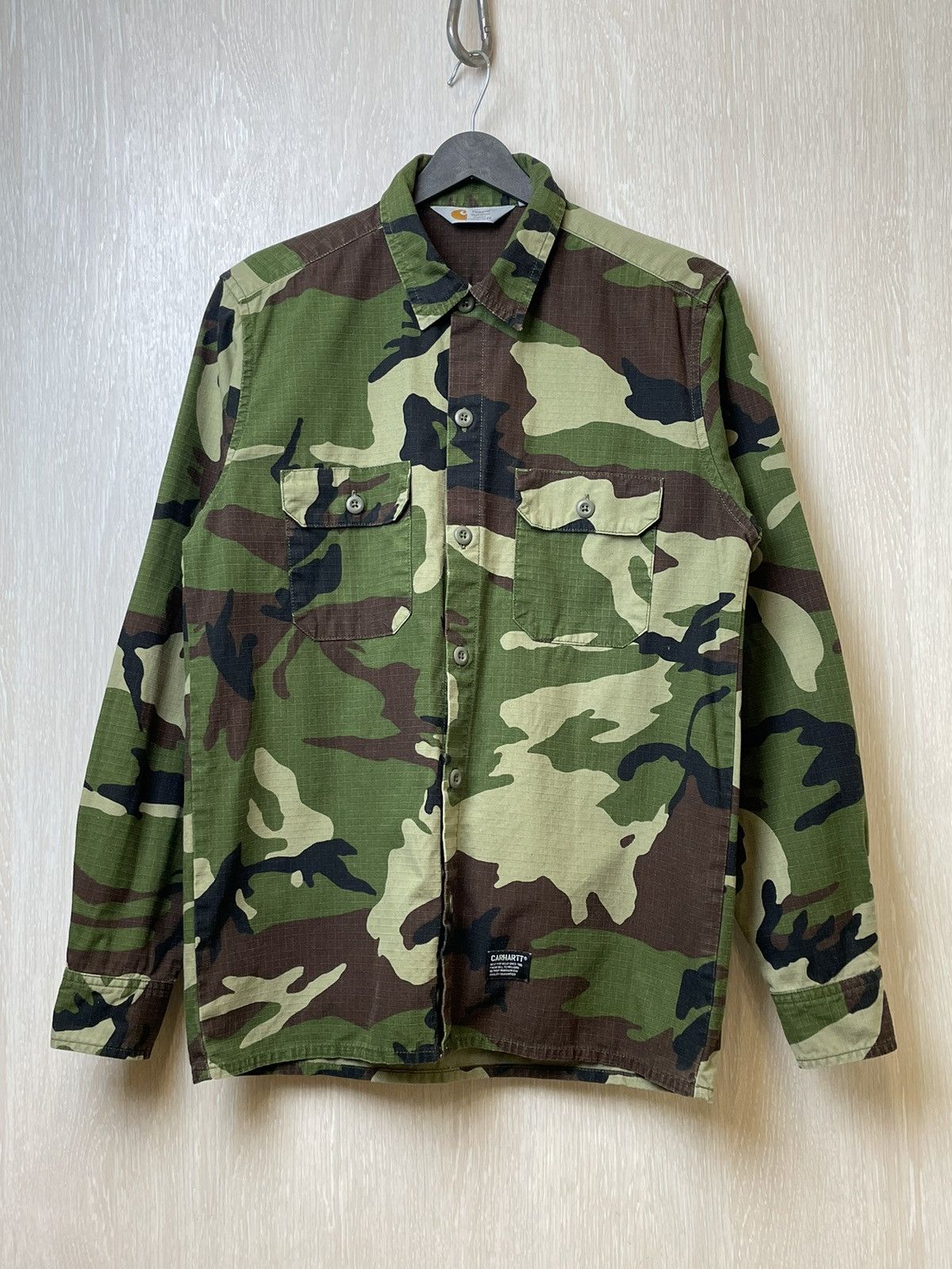 Carhartt Wip Carhartt Wip Mission Camo Shirt Size US S / EU 44-46 / 1 - 4 Thumbnail
