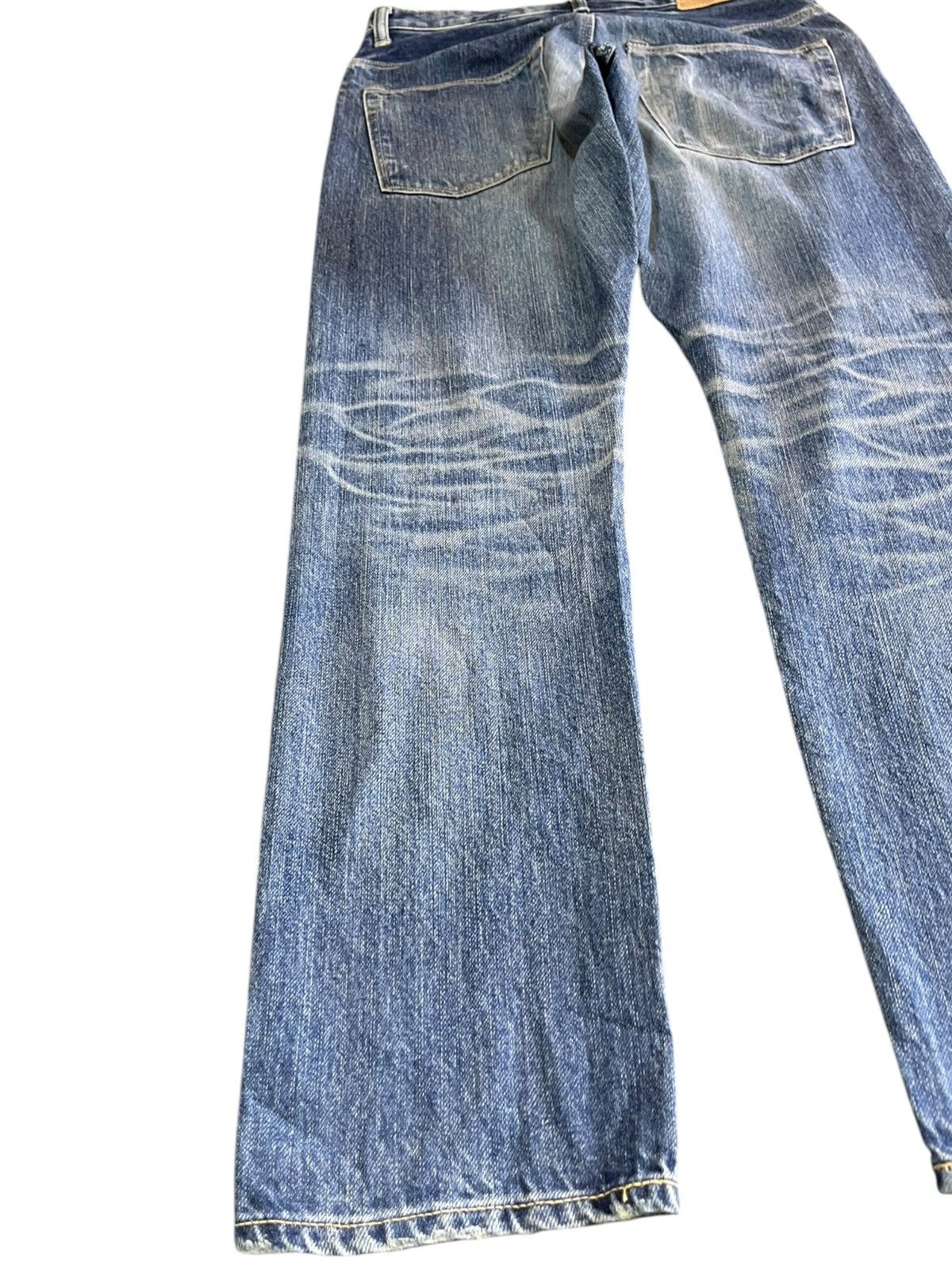 Le Grande Bleu (L.G.B.) Vintage Domingo Selvedge Distressed Denim Size US 29 - 9 Thumbnail
