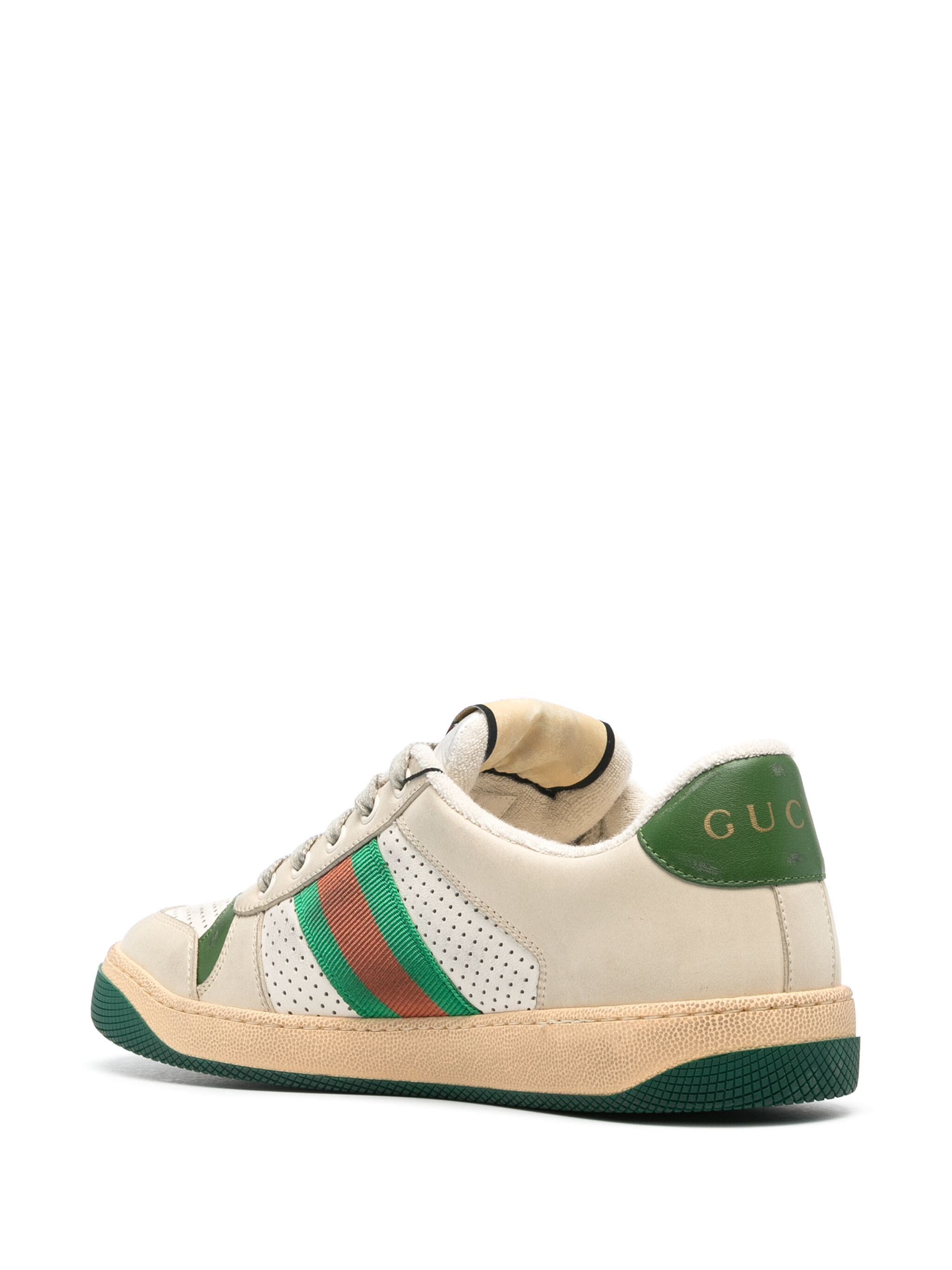 Gucci Gucci Screener Panelled Leather Sneakers BNIB Rare Size US 6.5 / EU 39-40 - 2 Thumbnail