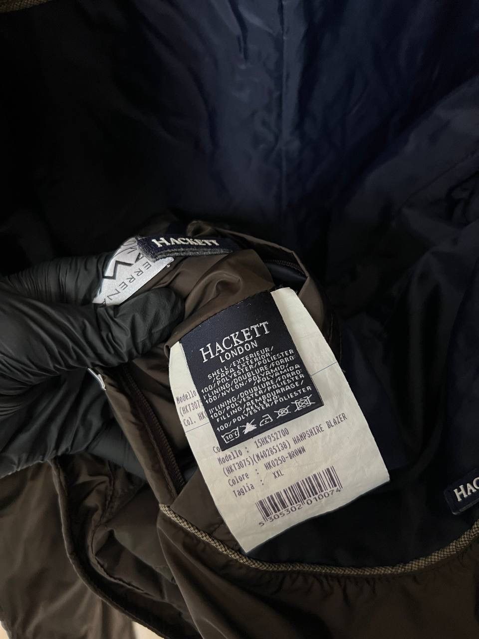 Hackett Hackett London Qualited Jacket Mens Size XXL Dark Olive Size US XXL / EU 58 / 5 - 12 Thumbnail