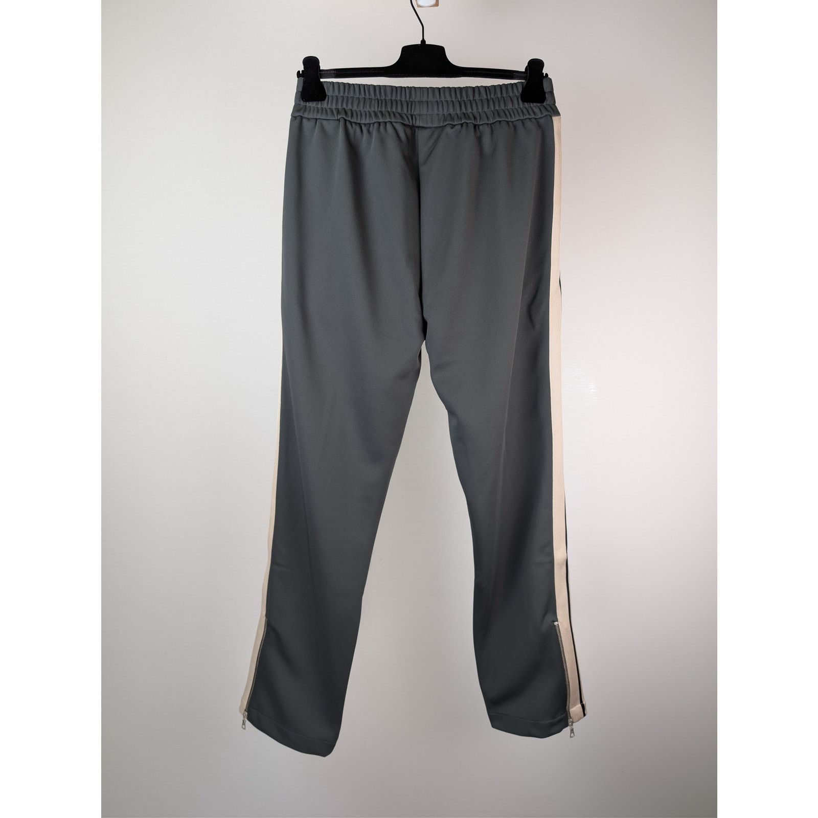 Palm Angels o1rshd1 Q:2 / New Classic Track Pants in Dark Grey / White Size US 36 / EU 52 - 16 Thumbnail