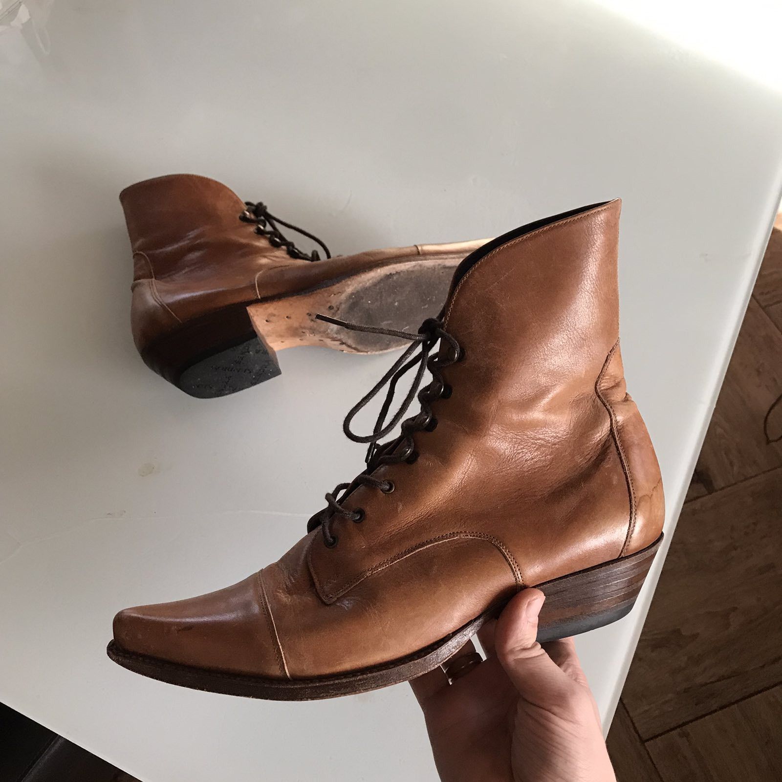 Cowboy Equipment Vintage Cyber Sendra Cowboy western leather boots Sz 42 Size US 9 / EU 42 - 1 Thumbnail