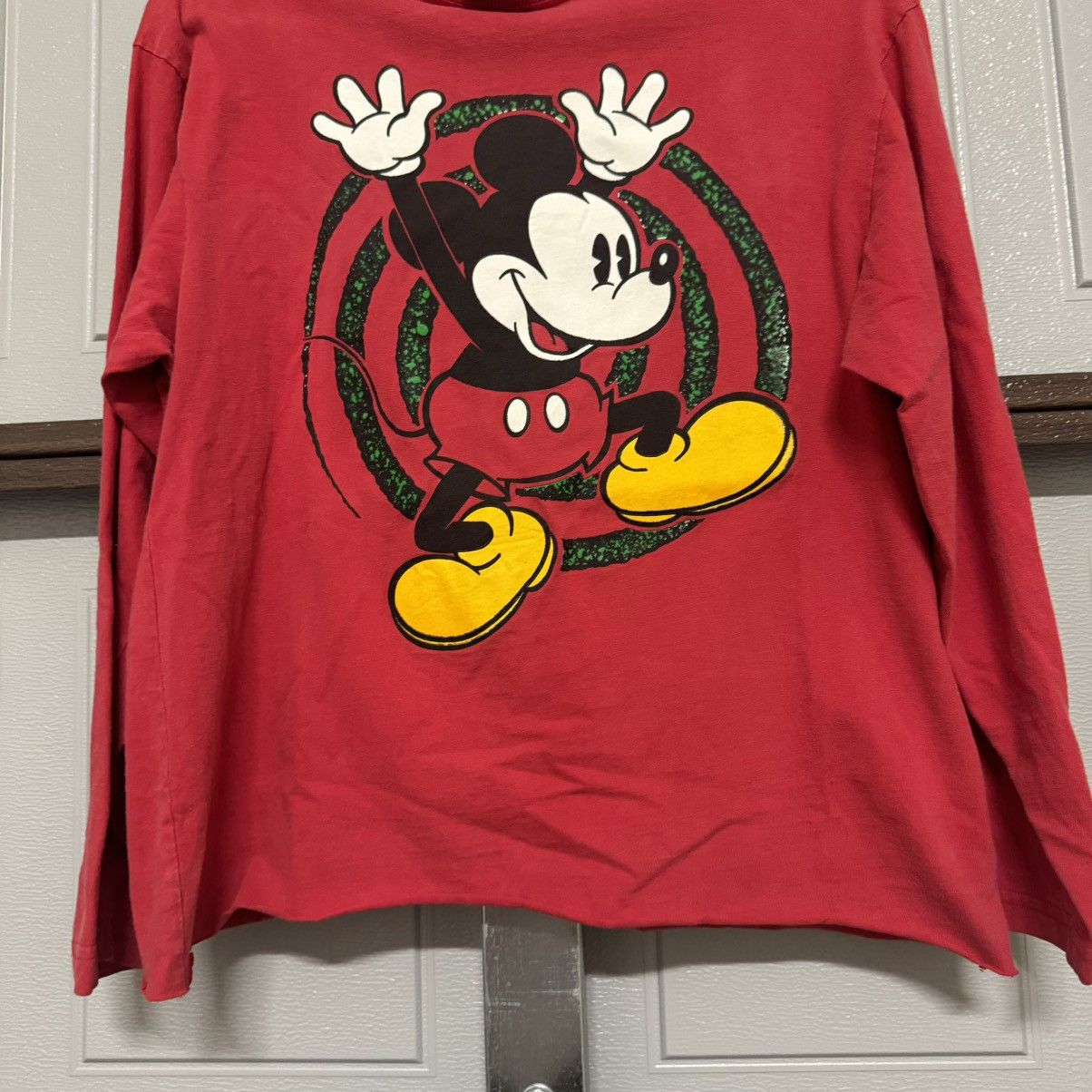 Disney × Vintage vintage 90s Mickey mouse boxy long sleeve mock neck M crop Size US M / EU 48-50 / 2 - 3 Thumbnail