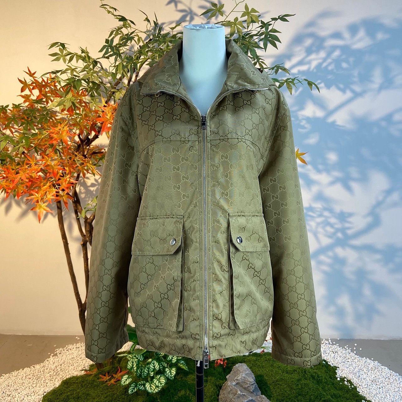 Gucci Gucci GG Monogram Hooded Jacket Size 40 Size S / US 4 / IT 40 - 1 Thumbnail