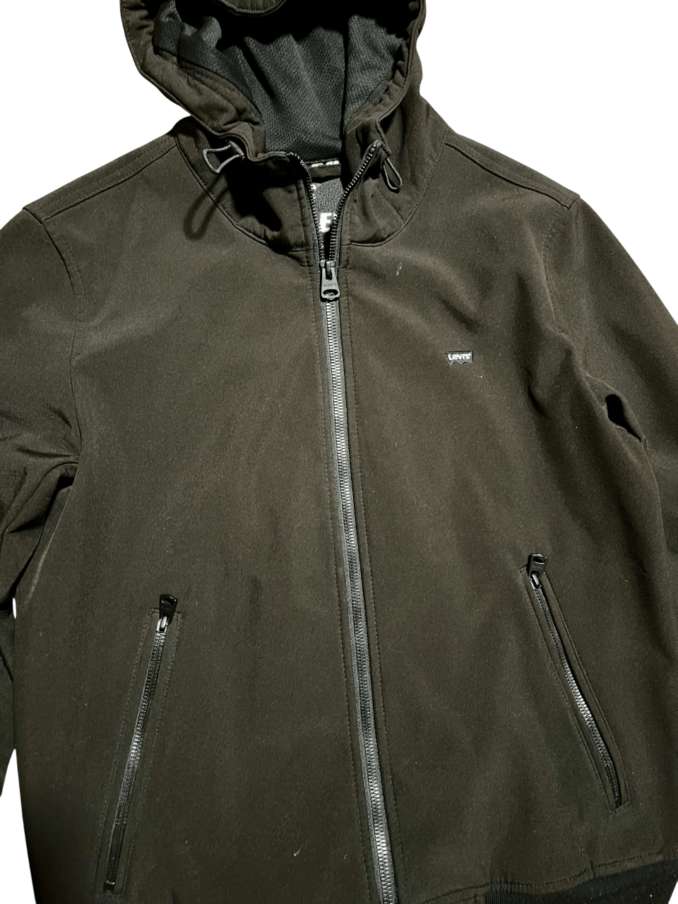 Levi's Levi's Softshell Black Hooded Bomber Jacket Size US S / EU 44-46 / 1 - 3 Thumbnail
