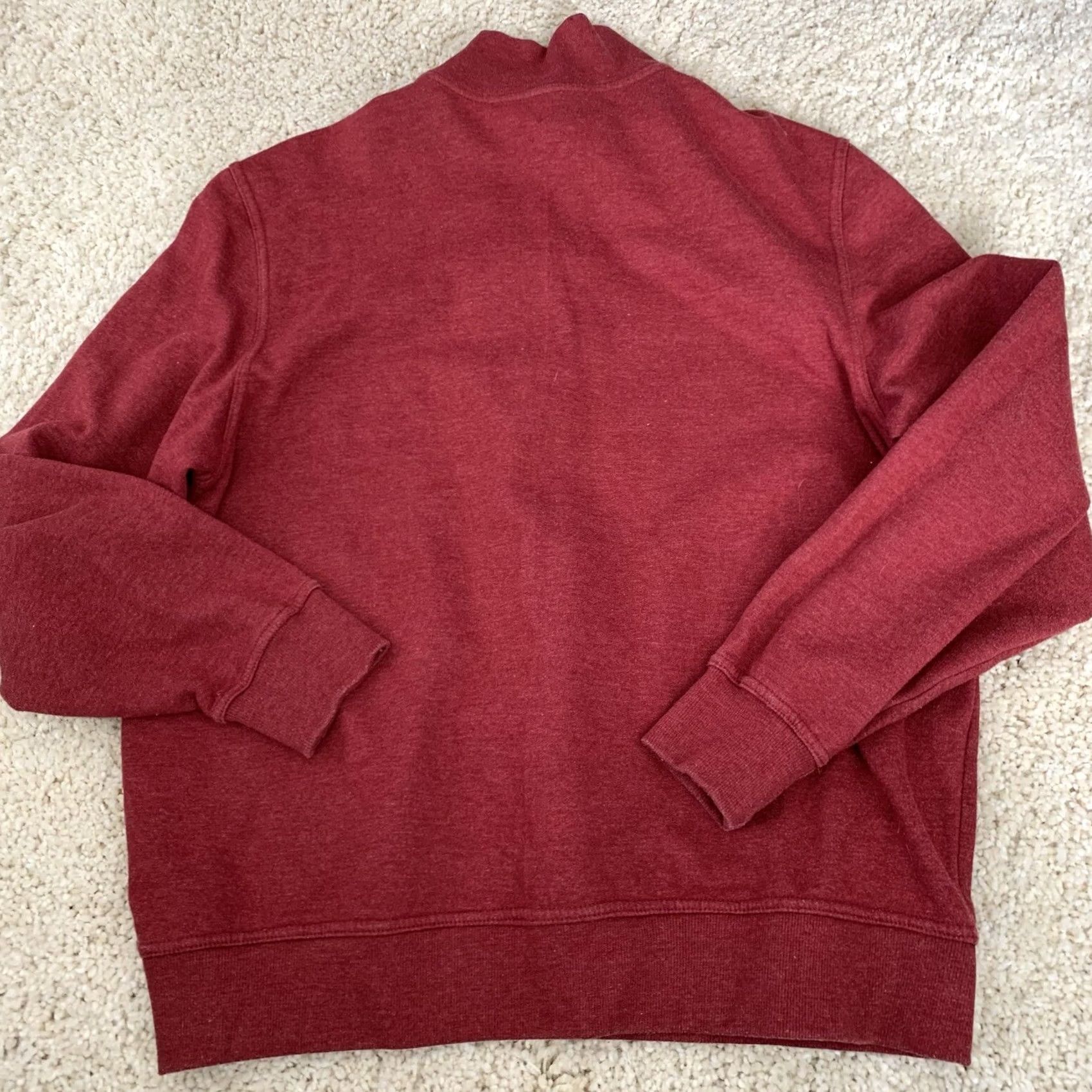 Panama Jack Panama Jack Sweatshirt Mens Large 1/4 Zip Mock Neck Pullover Red Fish Logo Tropical Beach Cotton Blend Fleece Regular Warm Busy 27.5 Size US L / EU 52-54 / 3 - 5 Thumbnail