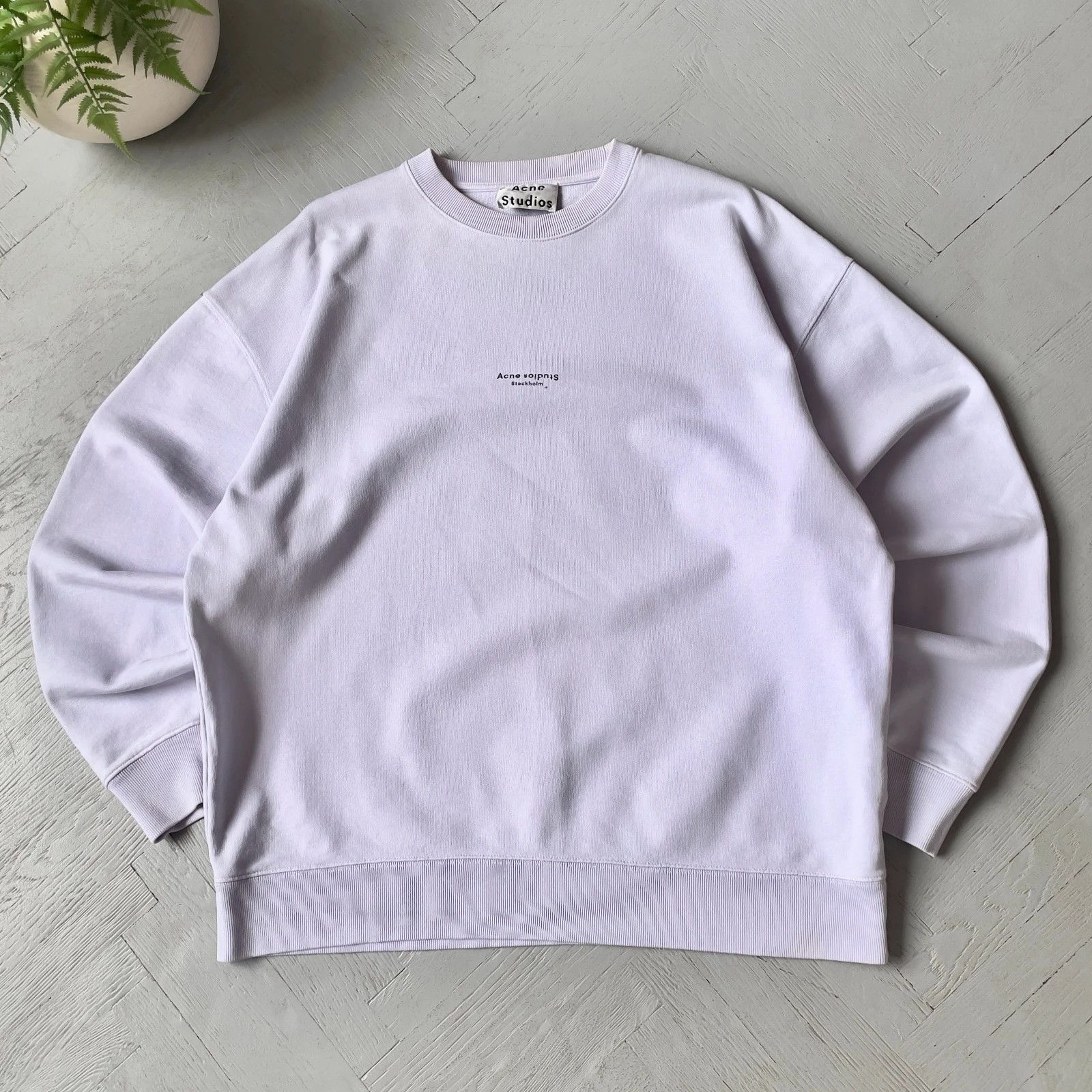 Acne Studios Acne Studios Graphic Logo Liac Sweatshirt Size US M / EU 48-50 / 2 - 1 Thumbnail