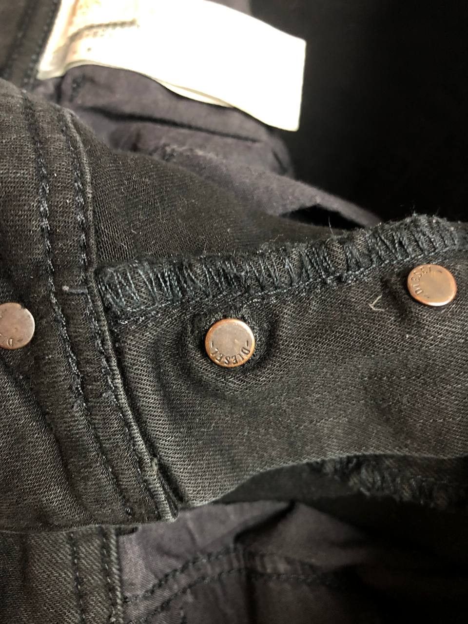 Diesel × Vintage Vintage Y2K Diesel Washed Distressed Denim Jeans Slim Size US 33 - 19 Thumbnail