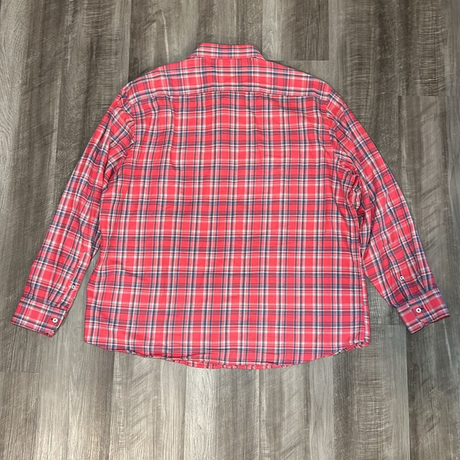 UNTUCKit Untuckit Light Flannel Long Sleeve Button Down - 3XL Size US XXL / EU 58 / 5 - 3 Thumbnail