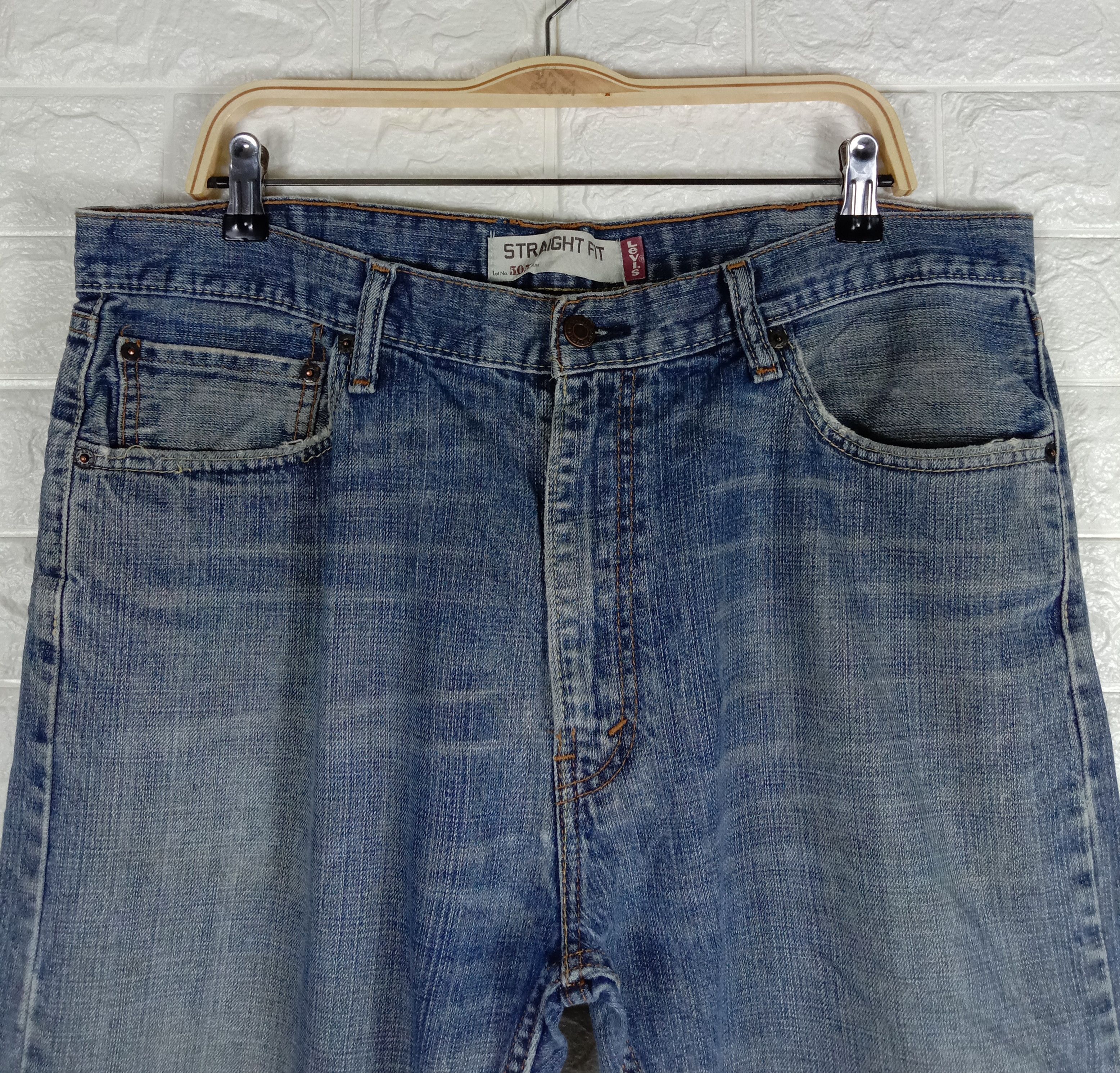 Levi's Vintage Levi's 505 Jeans Earth Tone Straight Fit Denim Size US 38 / EU 54 - 4 Thumbnail