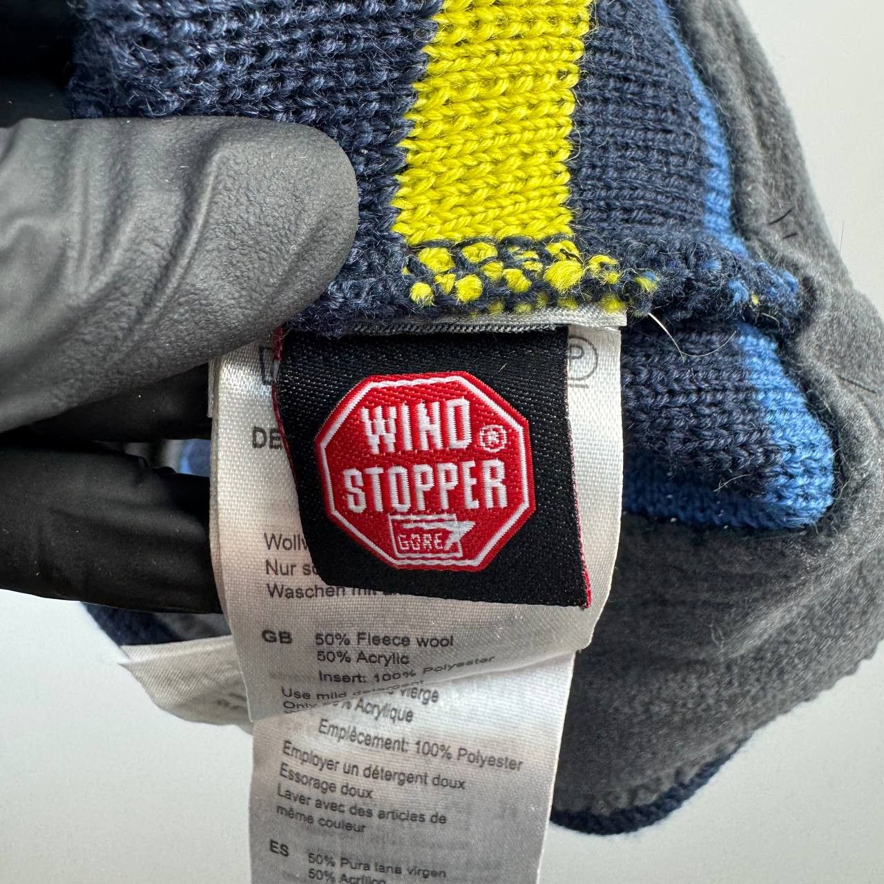 Mammut Mammut Gore Windstopper Wool Beanie Hat Navy Size ONE SIZE - 7 Thumbnail