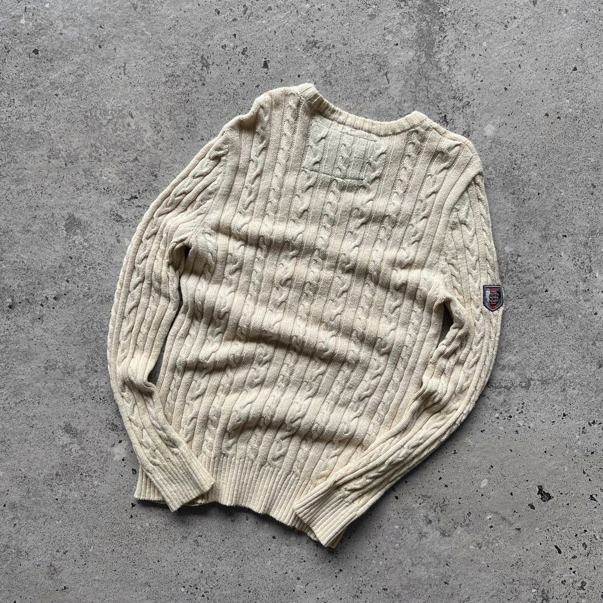 Superdry SuperDry Mens Beige Jacob Lite Cable Knit Crew Neck Sweater Size US M / EU 48-50 / 2 - 4 Thumbnail