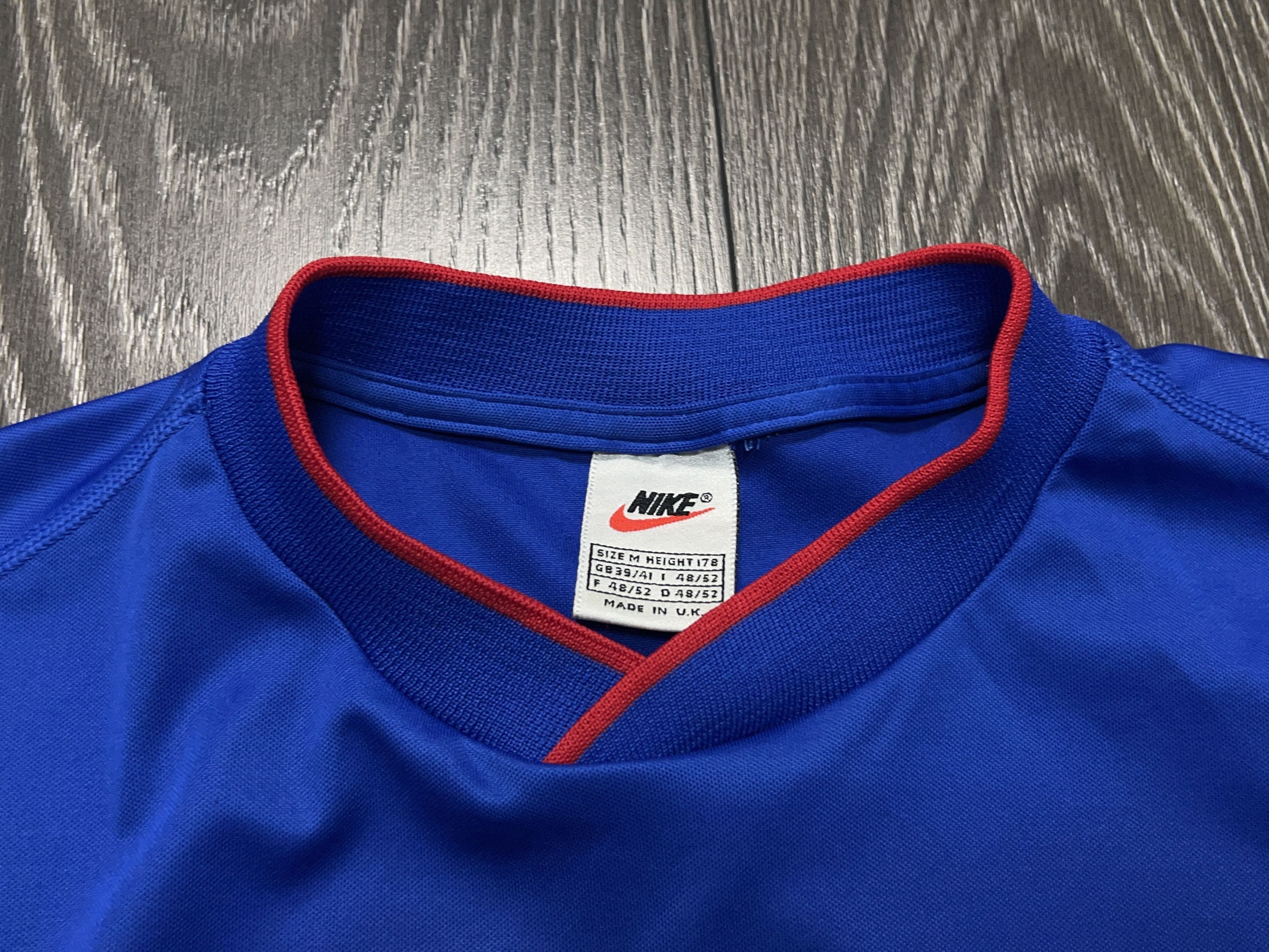Nike Rangers 1997/1998/99 Pre Match Football Soccer Shirt Jersey Size US M / EU 48-50 / 2 - 2 Thumbnail