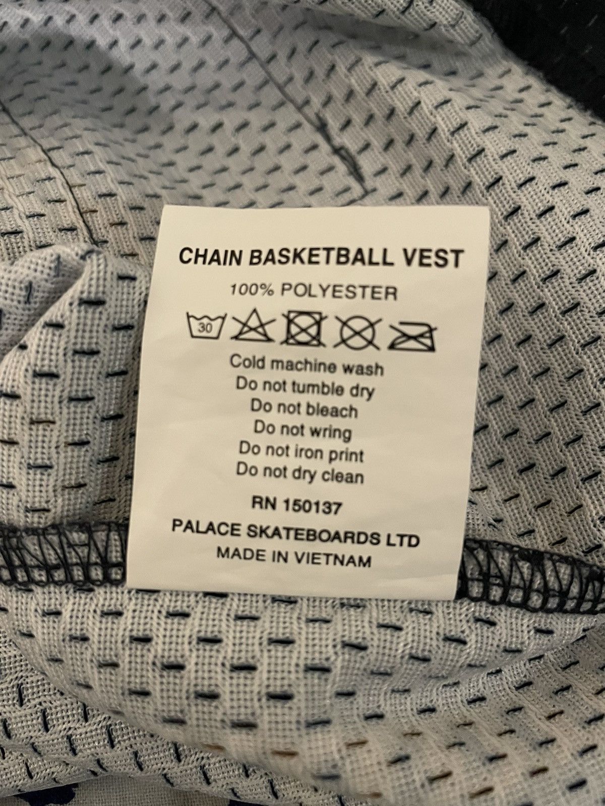 Palace Palace Chain Basketball Mesh Tank Top Size US S / EU 44-46 / 1 - 4 Thumbnail