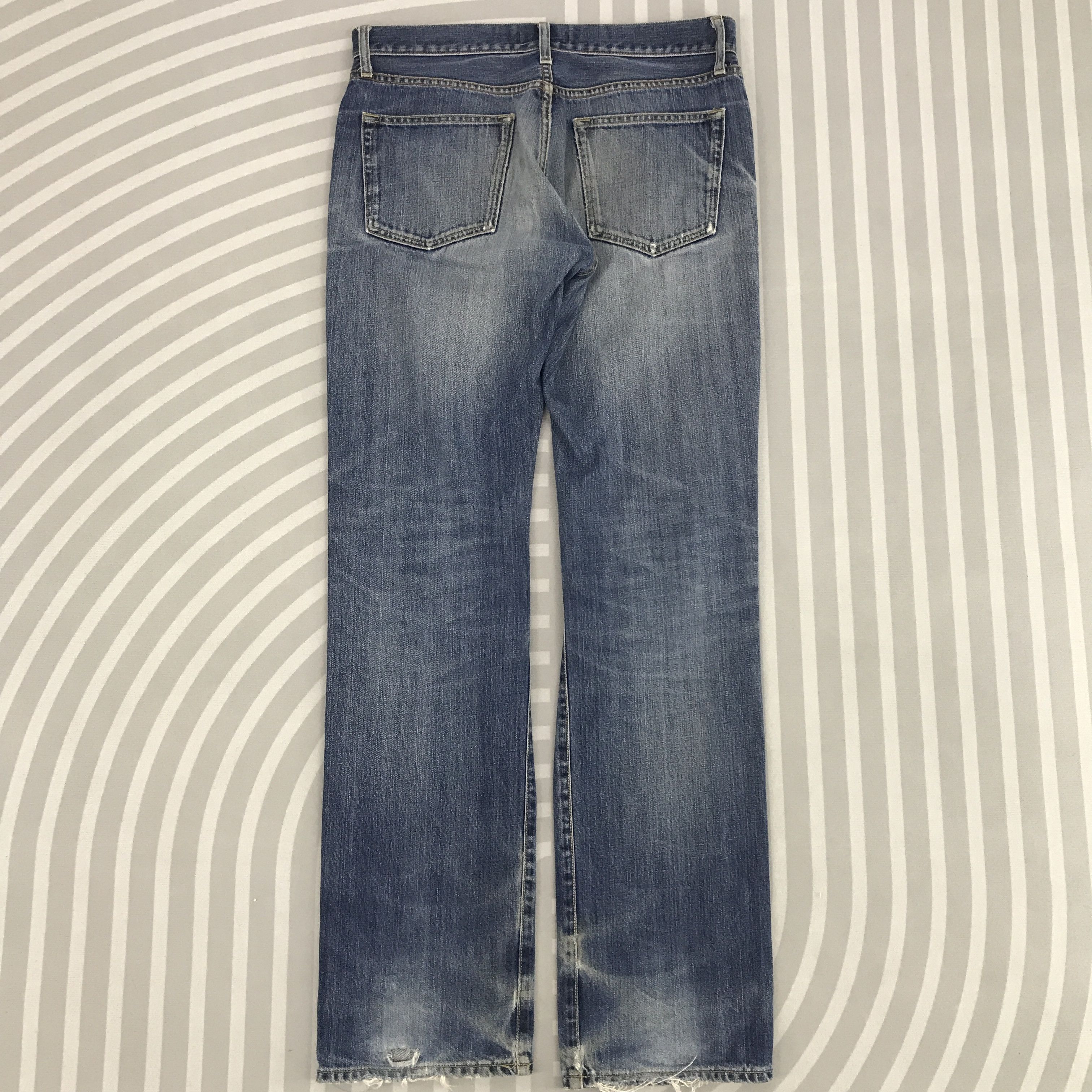 Jun Takahashi × Uniqlo Vintage Uniqlo Japan design Rare Distressed Jeans pants Size US 30 / EU 46 - 4 Thumbnail