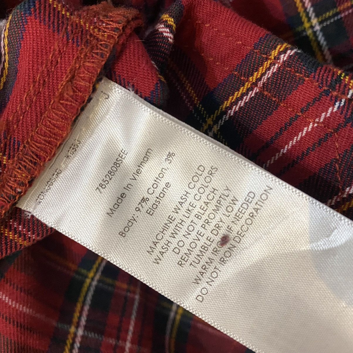 Denim & Supply Ralph Lauren 2000s - Denim & Suplay RALPH LAUREN Tartan Pants Size US 26 / EU 42 - 11 Thumbnail