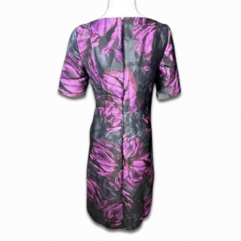 Kay Under Midi Dress Tallulah Tea-Length Black Purple 4 NWOT